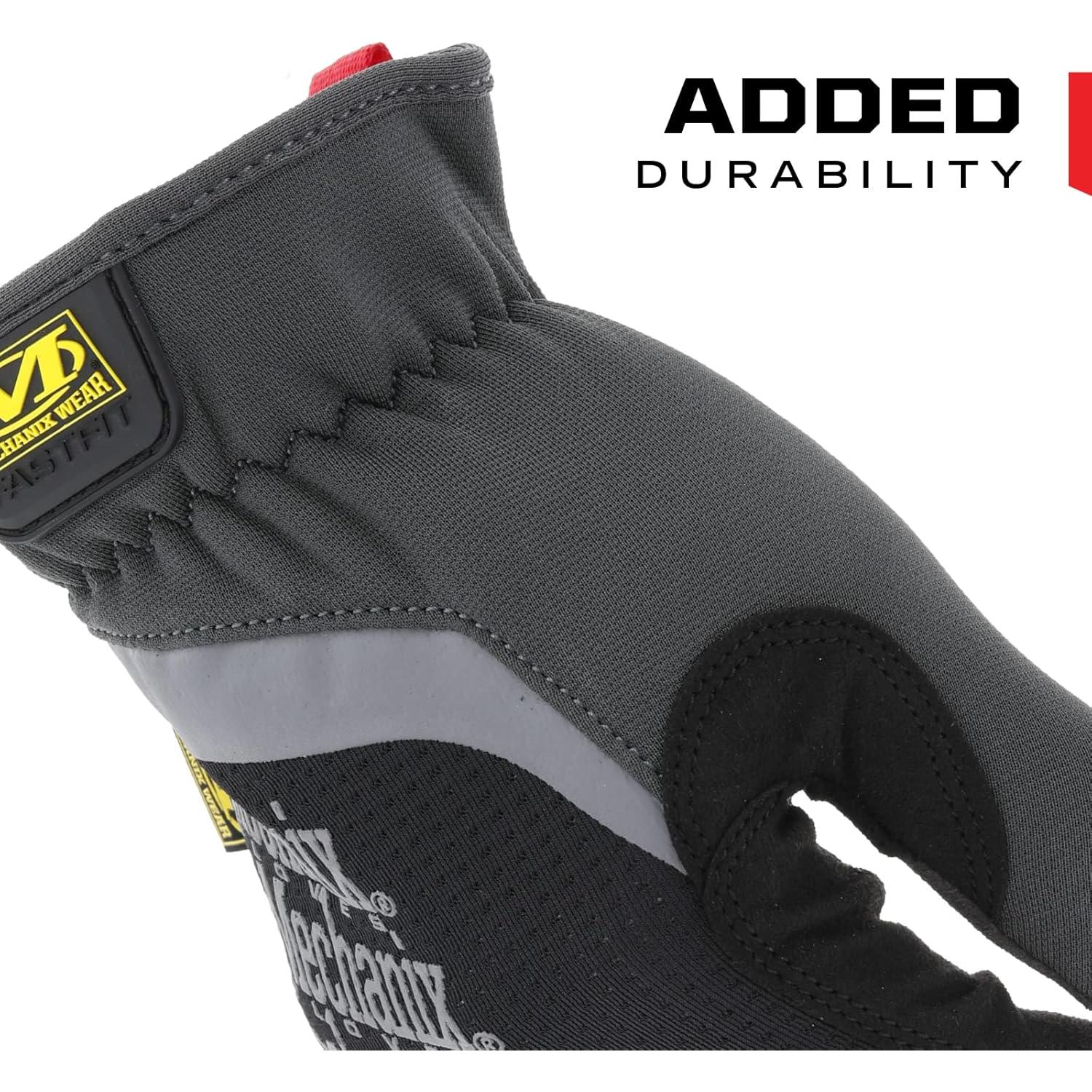 Guantes Mechanix Wear FastFit Táctiles Negros Pequeños