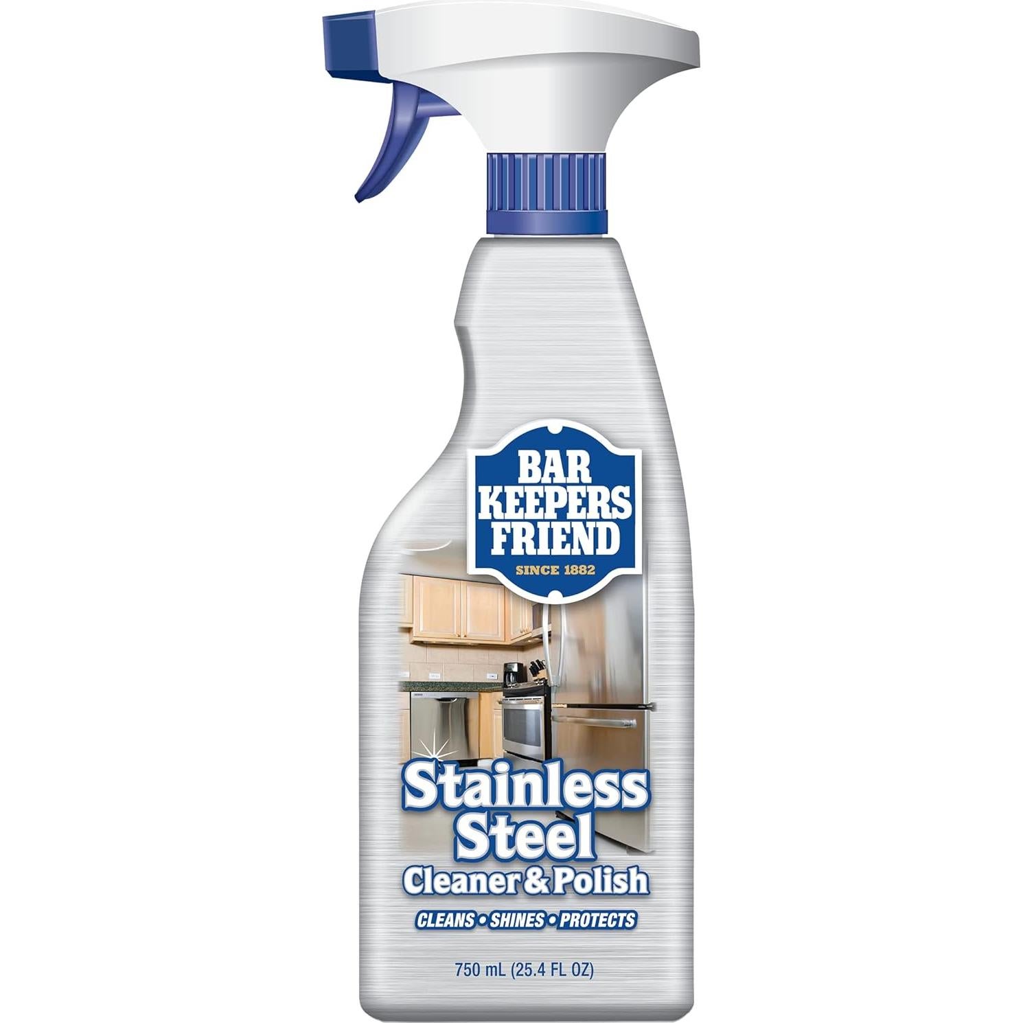 Kit Limpiador y Pulidor de Granito y Acero Inoxidable Bar Keepers Friend 750ml