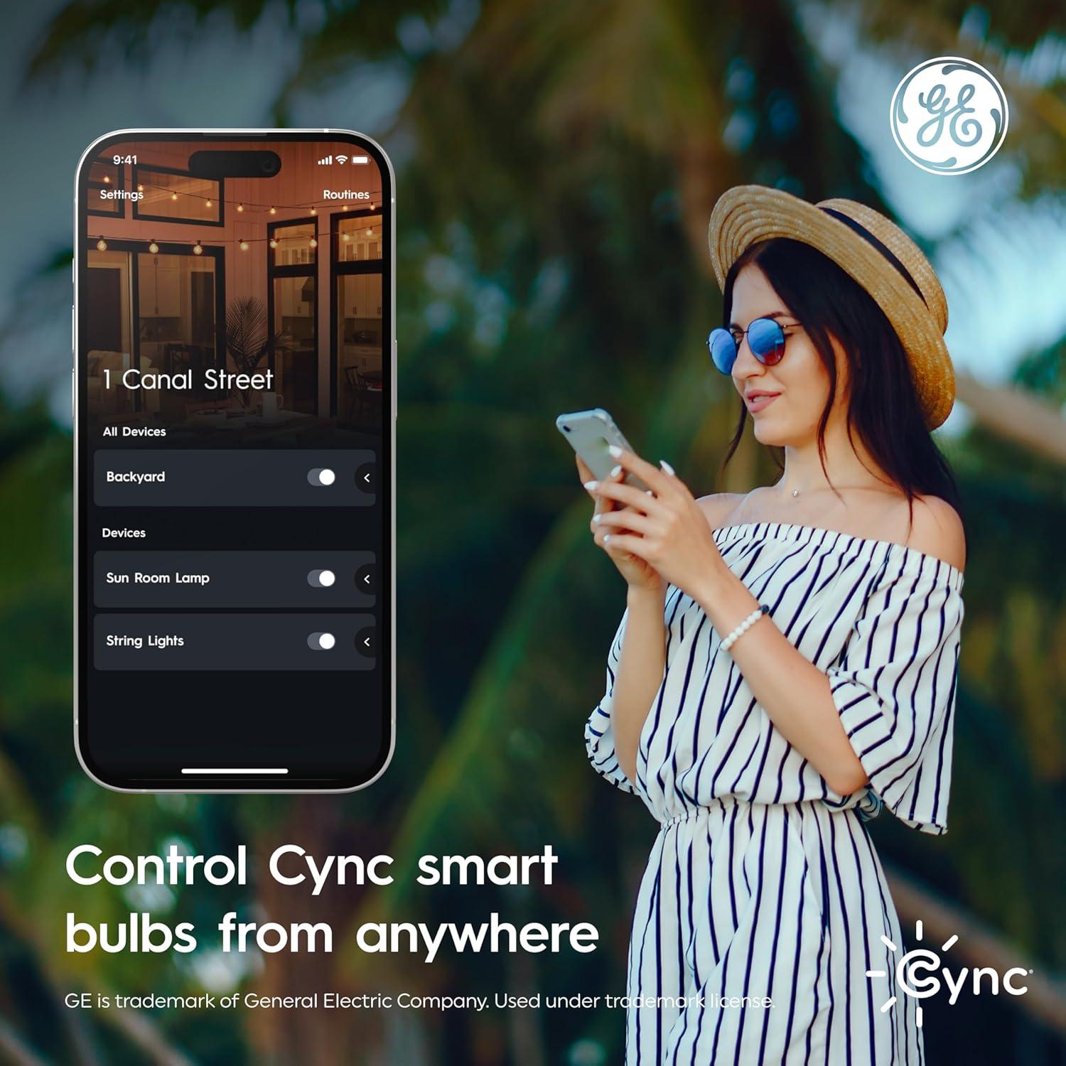 Bombillas LED Inteligentes Cync A21 Color Completo 16W (2-Pack)