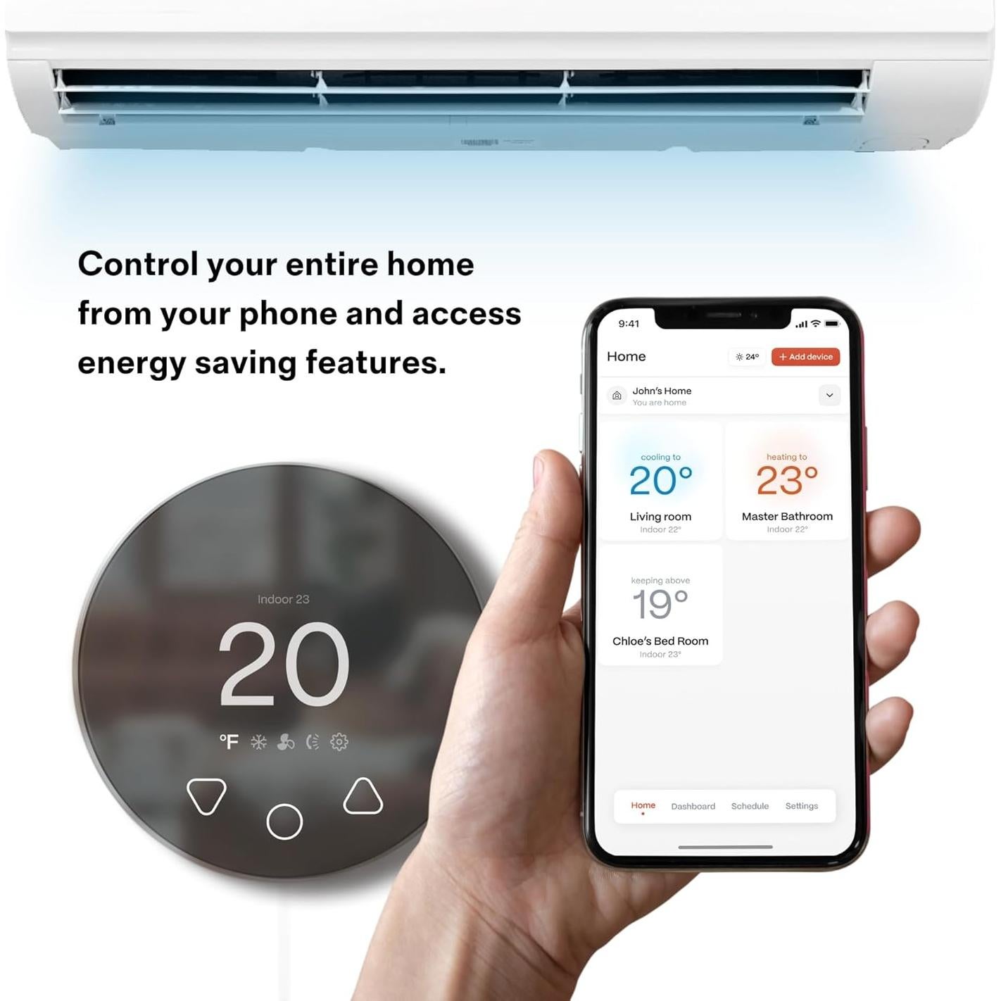 Termostato Inteligente Boldr Klima para A/C y Mini Splits