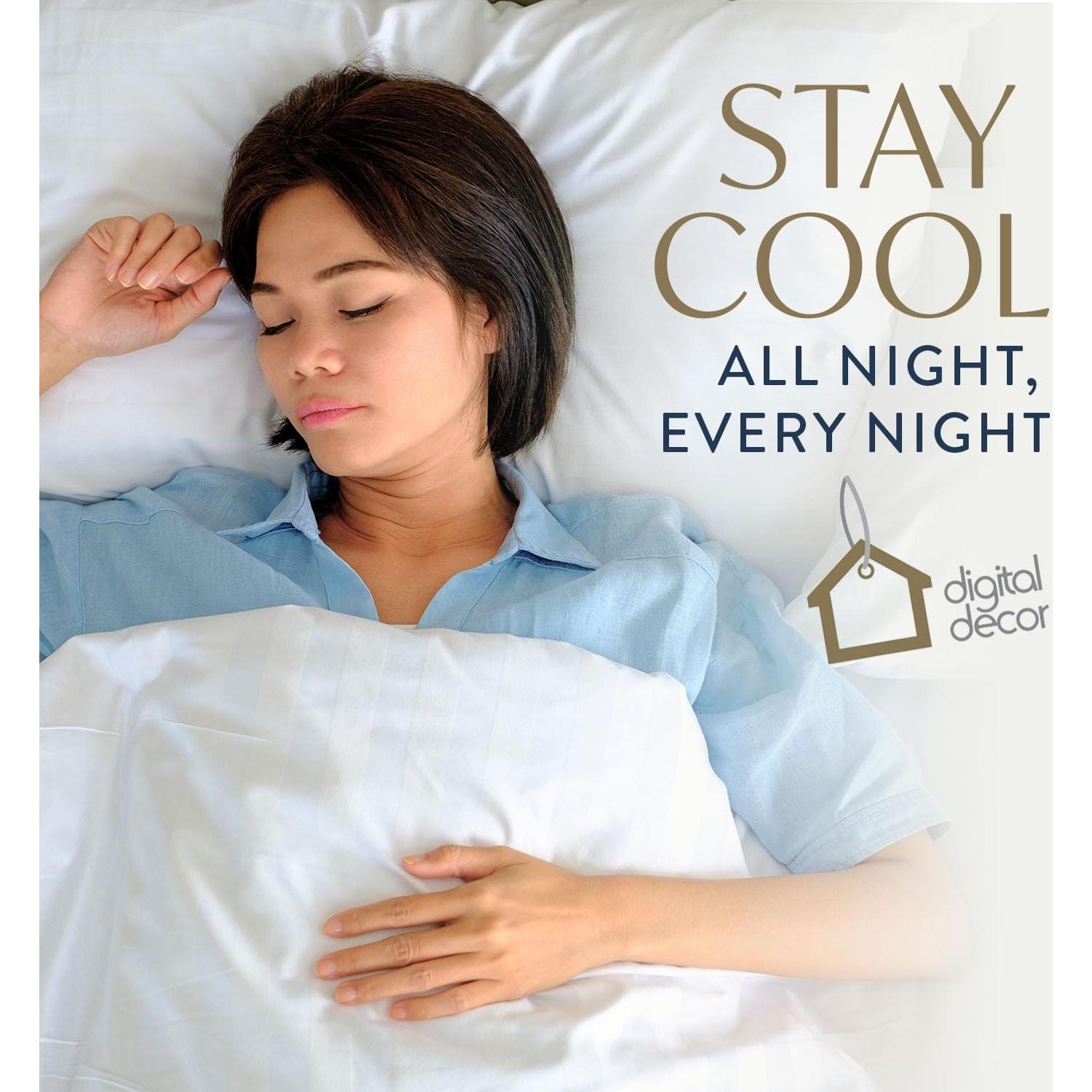 Almohadas Hipoalergénicas Decoración Digital 100% Algodón - Juego de 2