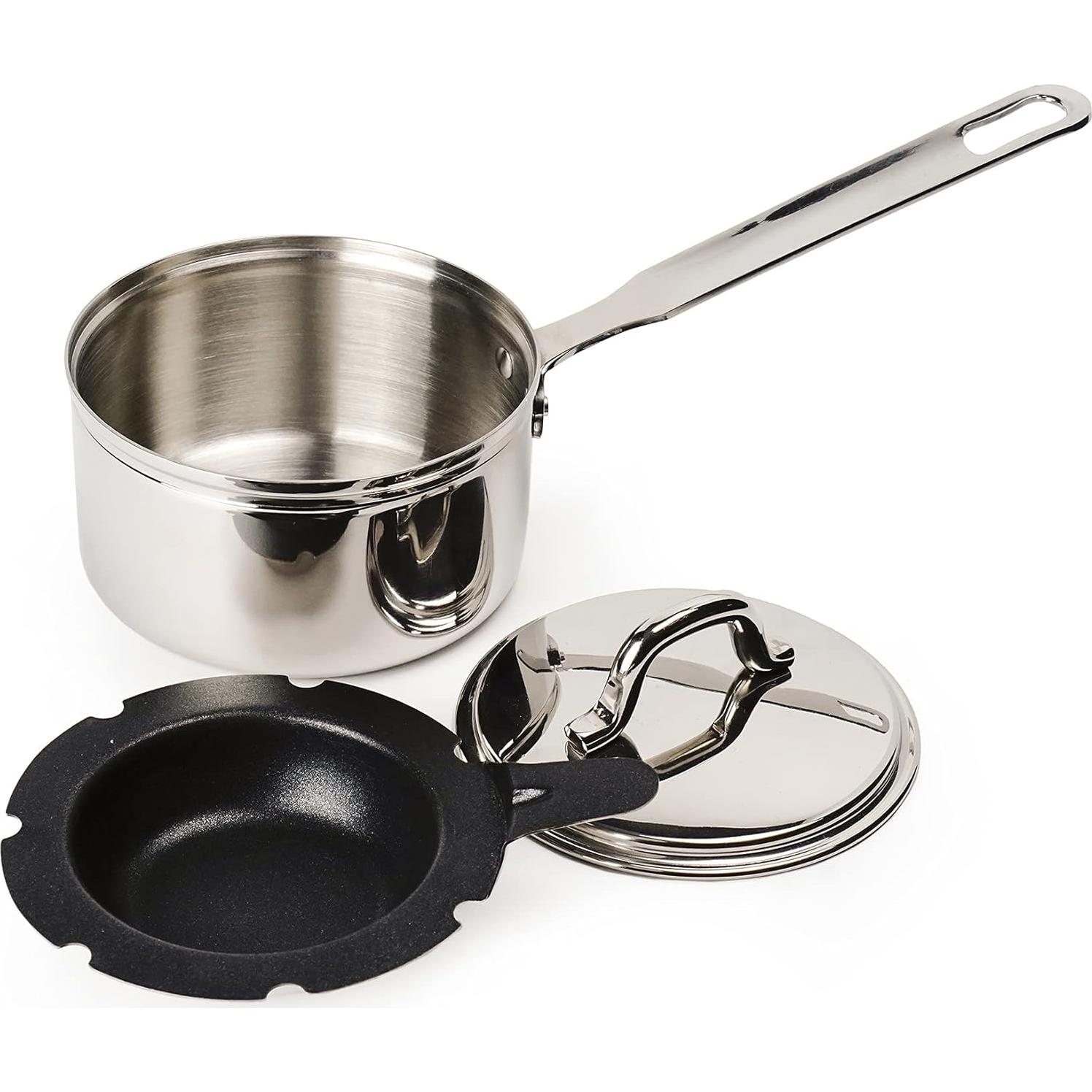 Conjunto Poach de Huevo RSVP Internacional con Sartén Acero Inoxidable