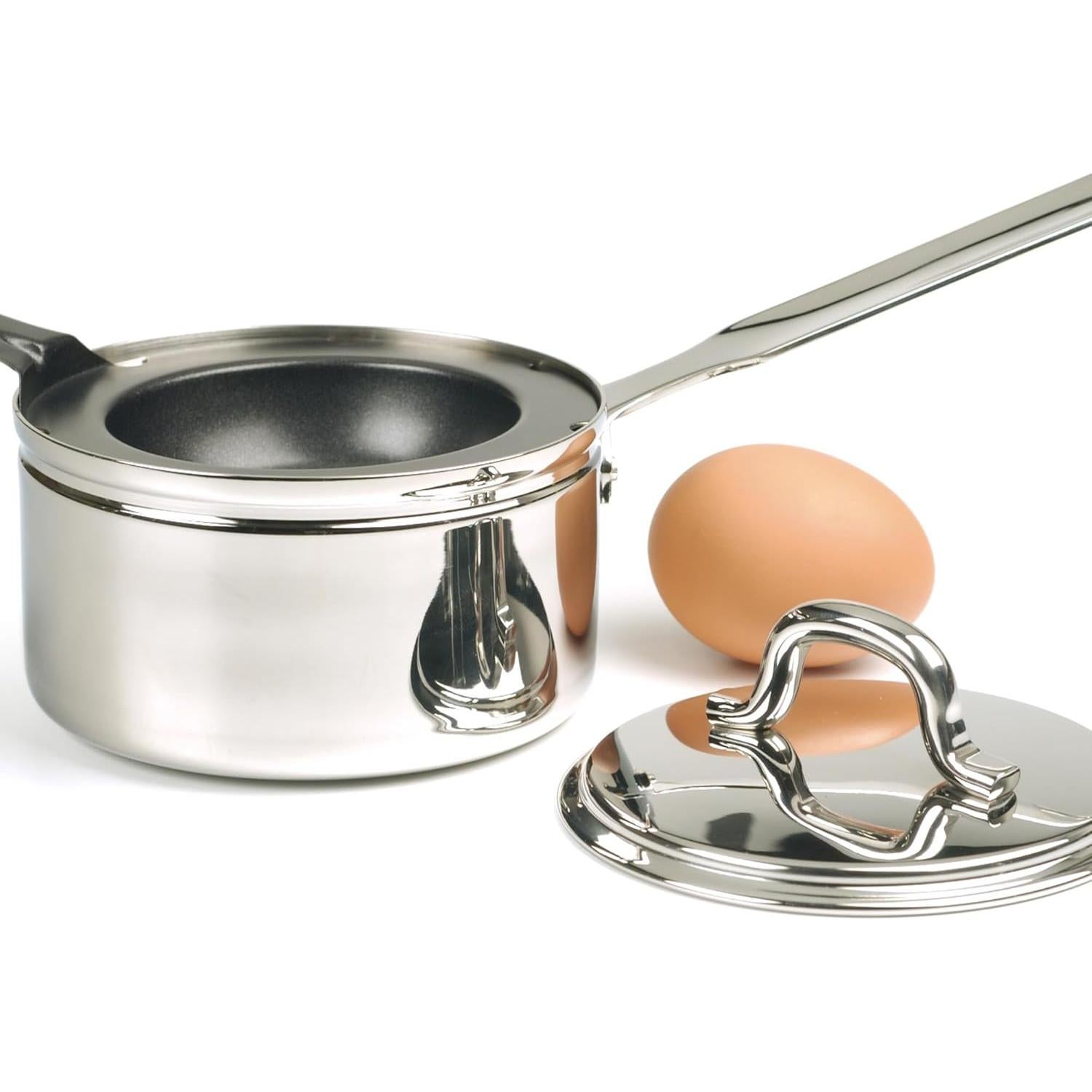 Conjunto Poach de Huevo RSVP Internacional con Sartén Acero Inoxidable