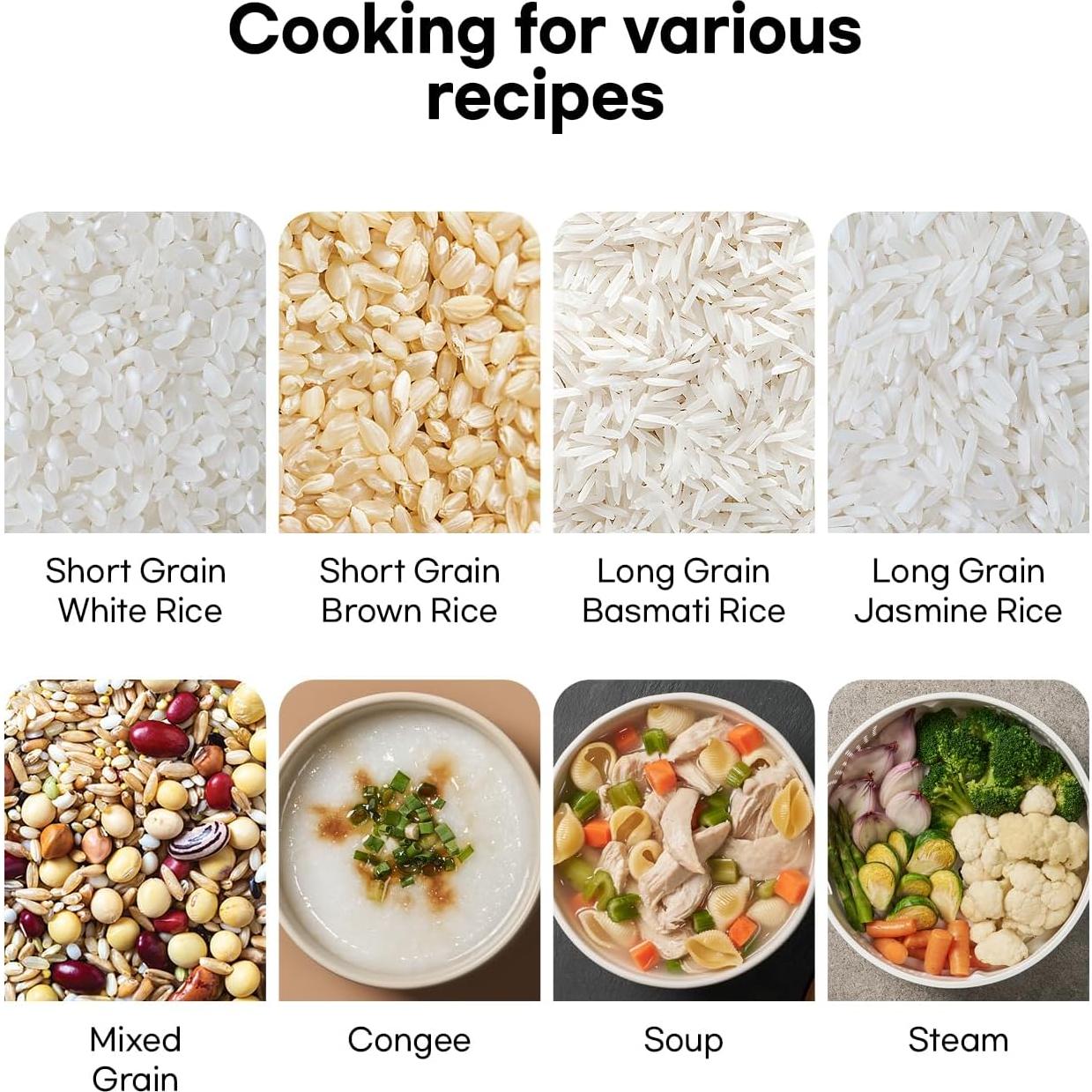 Olla Arrocera Cuchen IH 5.5 Tazas Antiadherente con Cesta Vapor