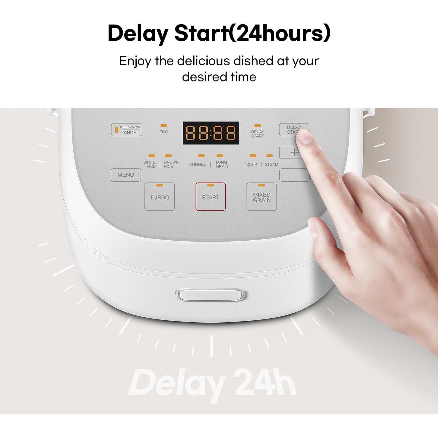 Olla Arrocera Cuchen IH 5.5 Tazas Antiadherente con Cesta Vapor