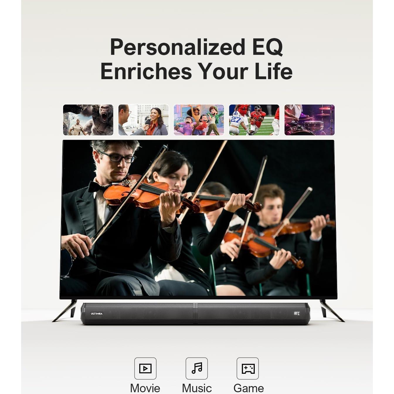 Barra de Sonido 2.2ch ULTIMEA Apollo S40, 100W, Bluetooth 5.3