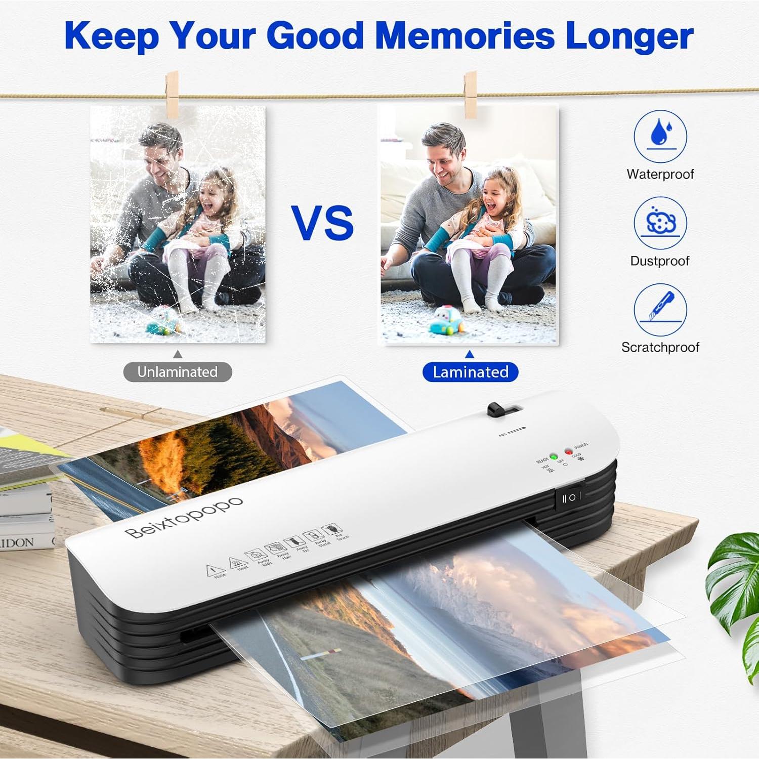 Laminadora Térmica A4 Beixtopopo 9 Pulgadas 1.05kg