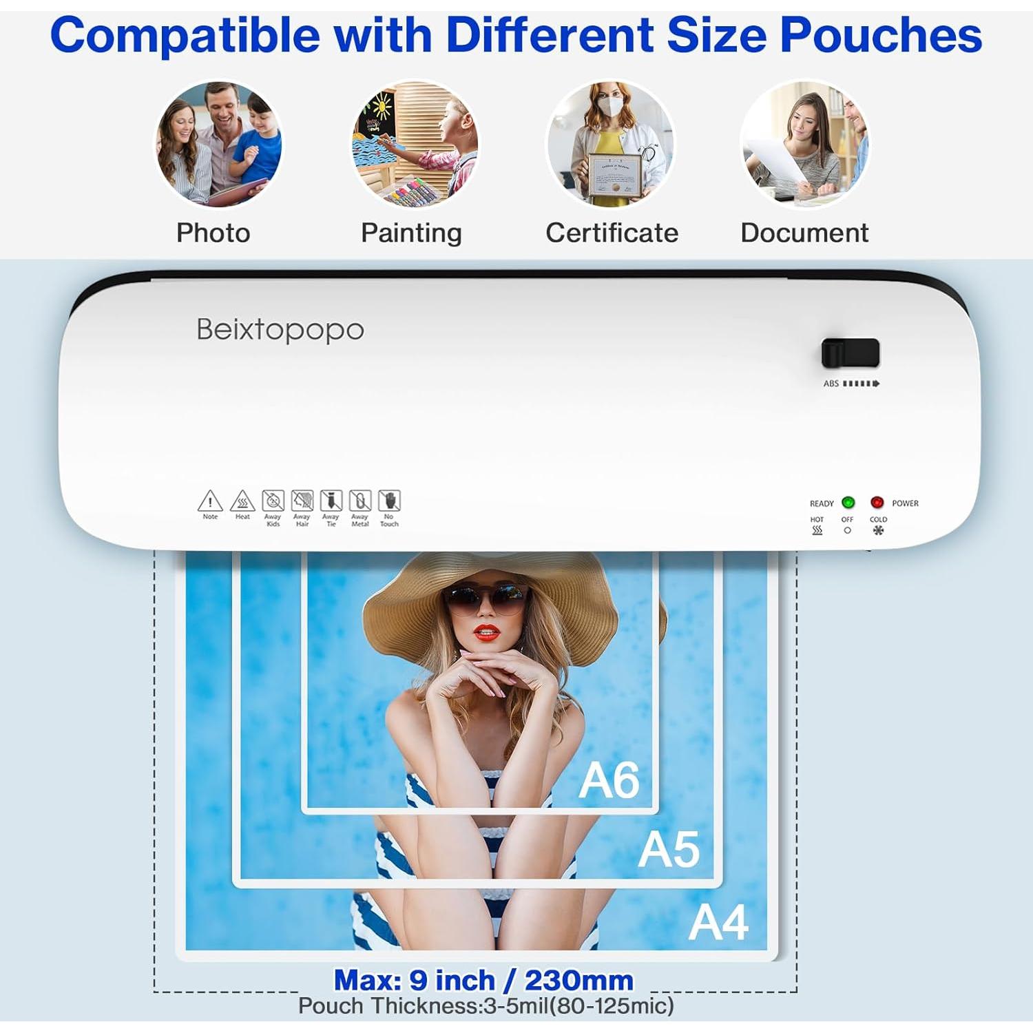 Laminadora Térmica A4 Beixtopopo 9 Pulgadas 1.05kg