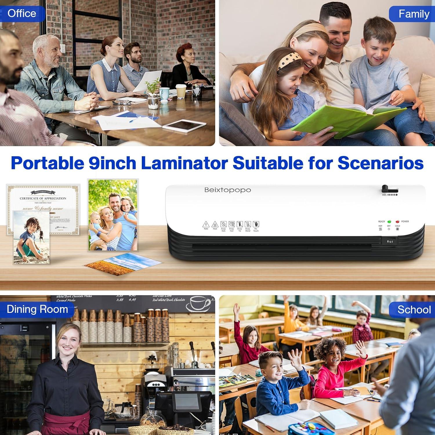 Laminadora Térmica A4 Beixtopopo 9 Pulgadas 1.05kg