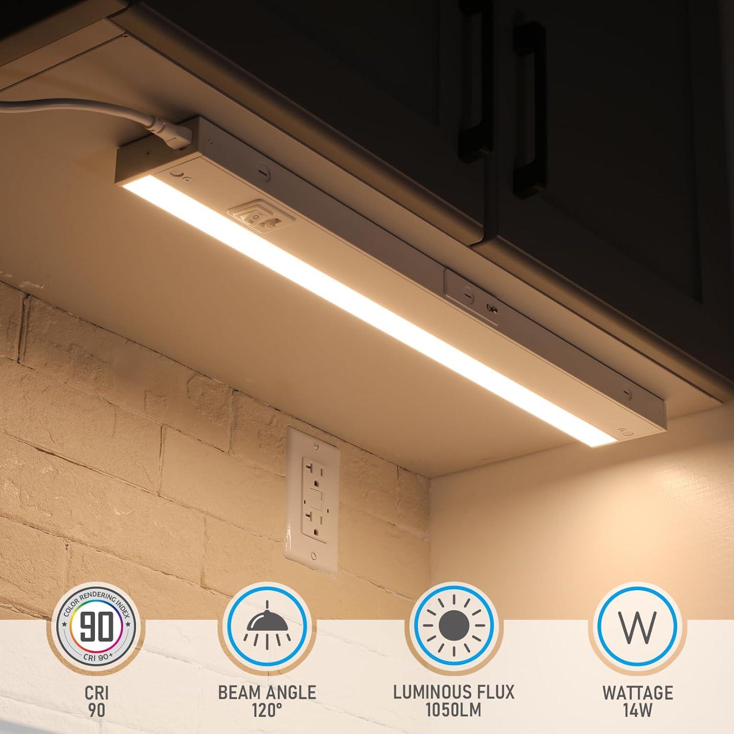 Iluminación LED Bajo Gabinete TORCHSTAR 55.88 cm 14W 1050LM