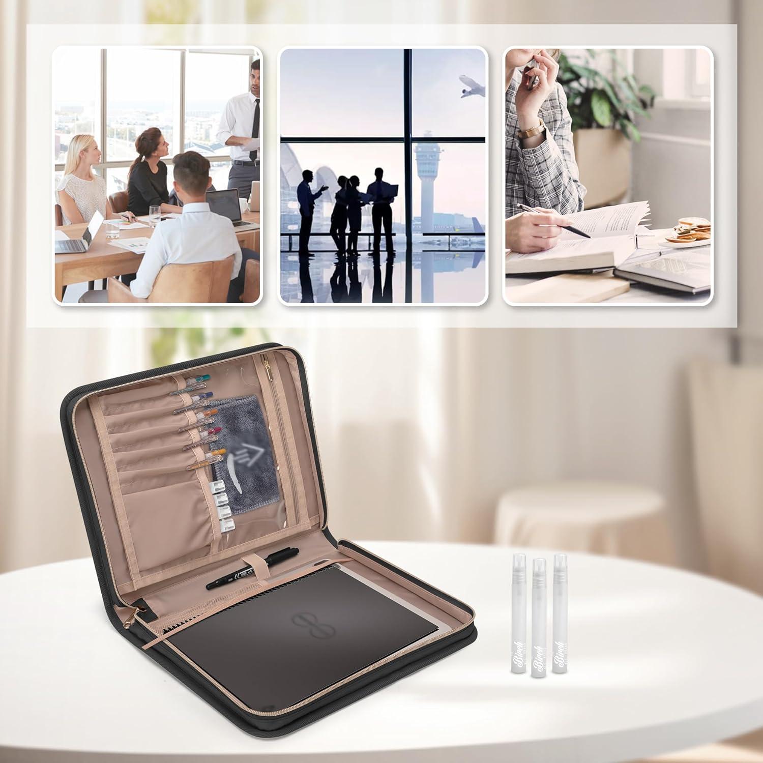 Cubierta Folio Damero Negra para Rocketbook Core y Panda