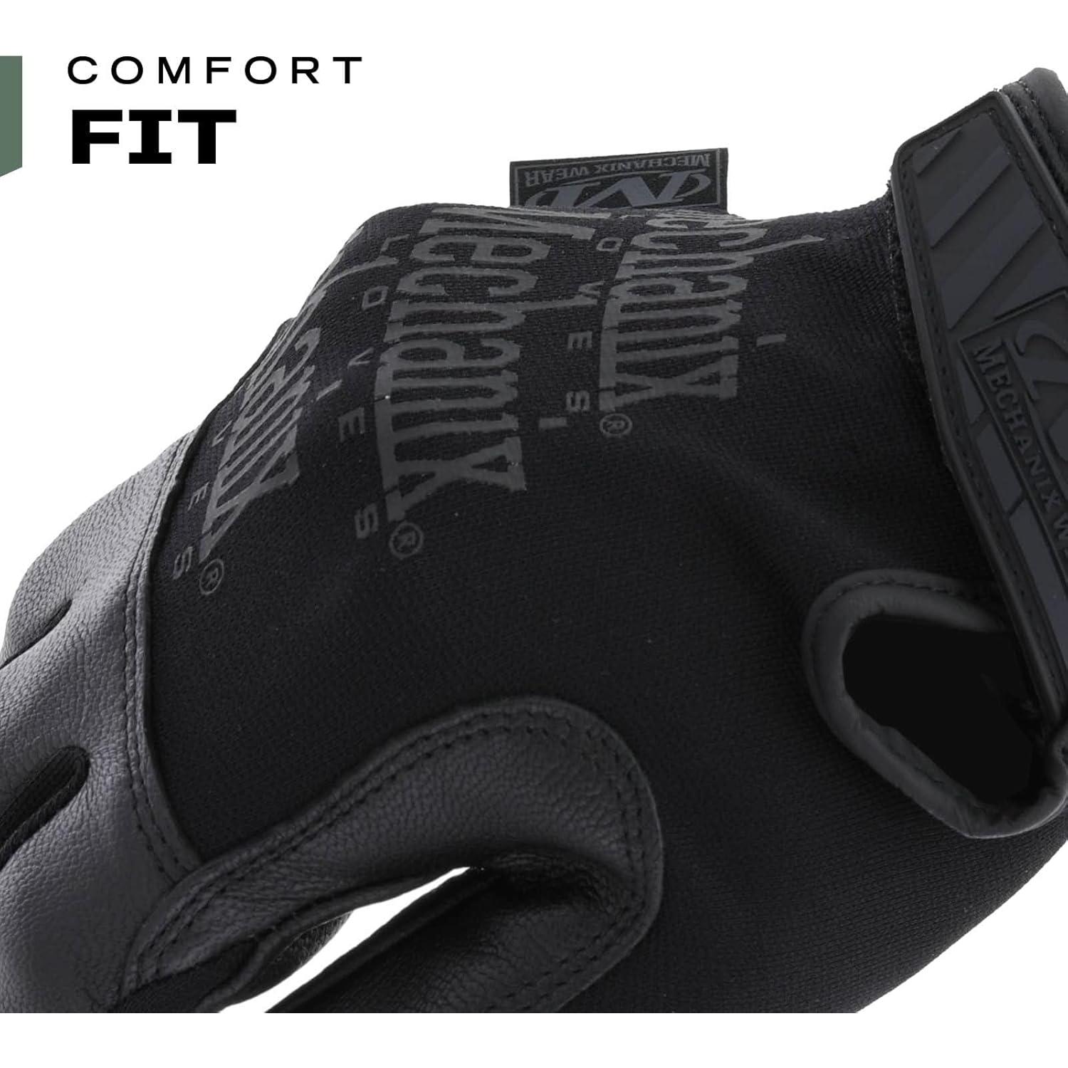 Guantes Tácticos Mechanix Wear Recon Covert Pequeño Negro