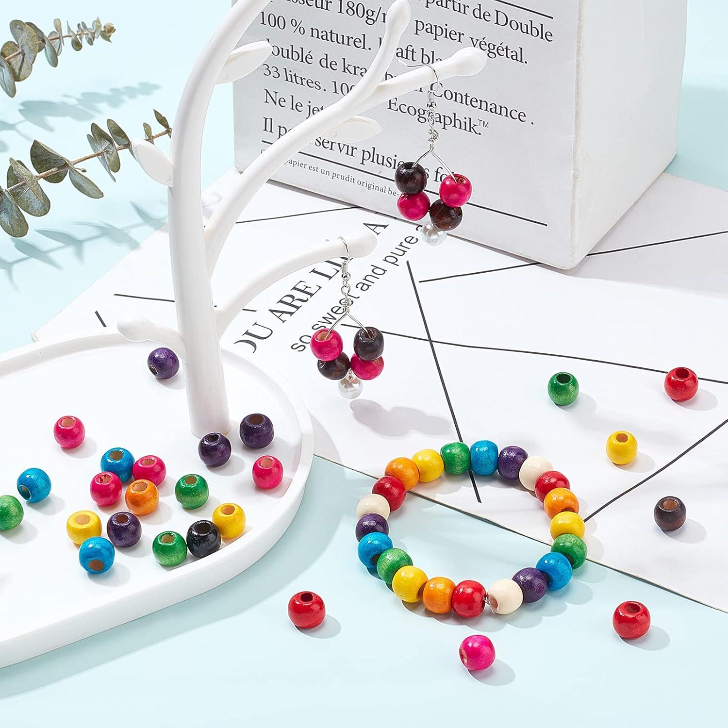 Cuentas de Madera Coloridas PH PandaHall 300pcs 10mm