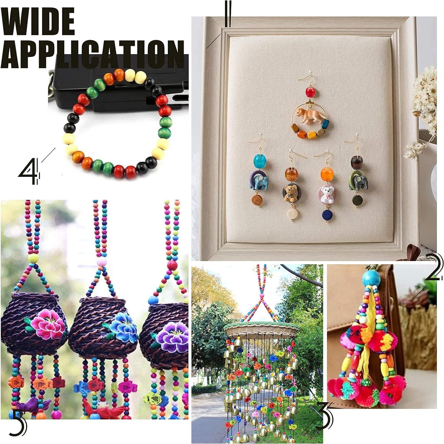 Cuentas de Madera Coloridas PH PandaHall 300pcs 10mm