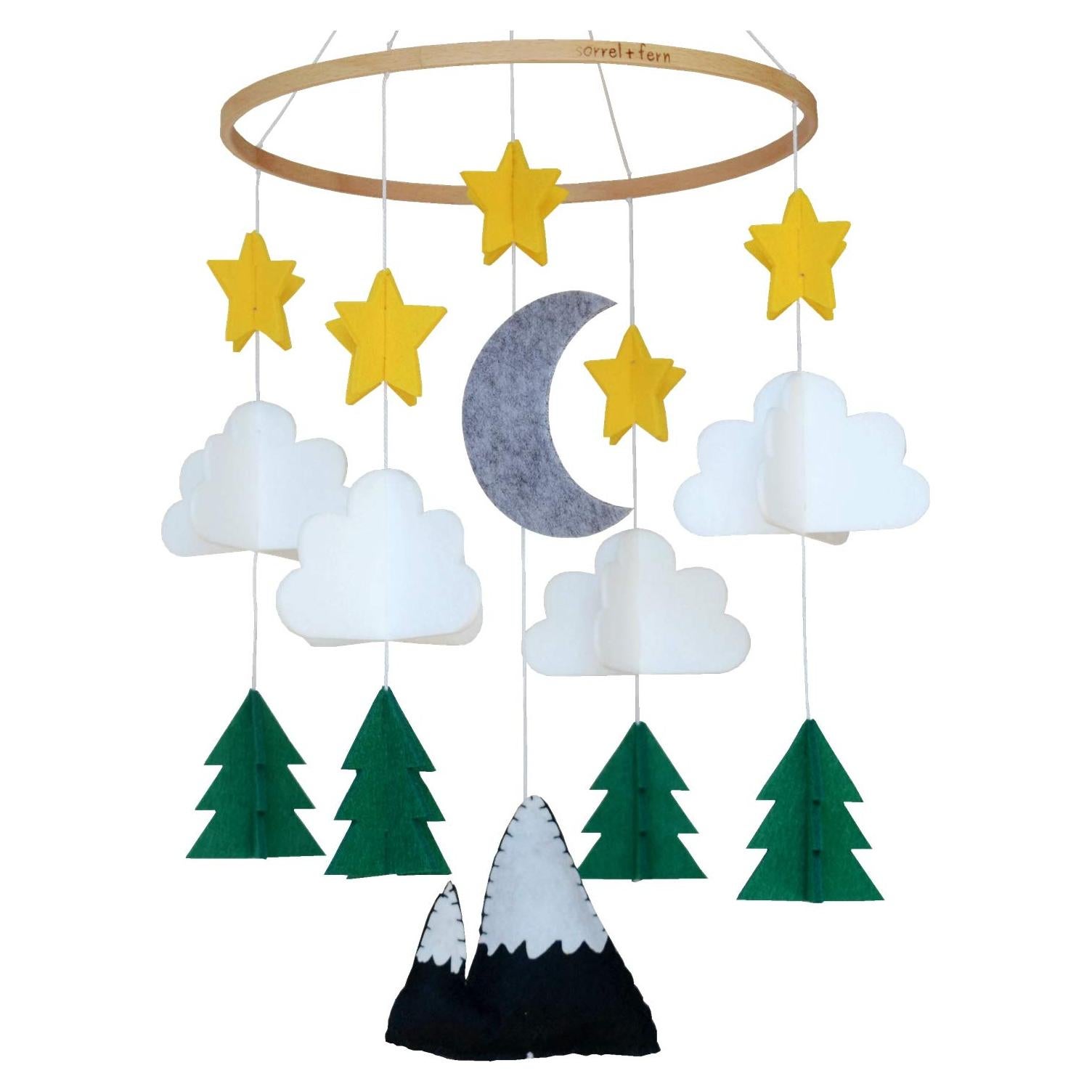 Móvil para Cuna Sorrel + Fern Pino Largo Decoración Infantil