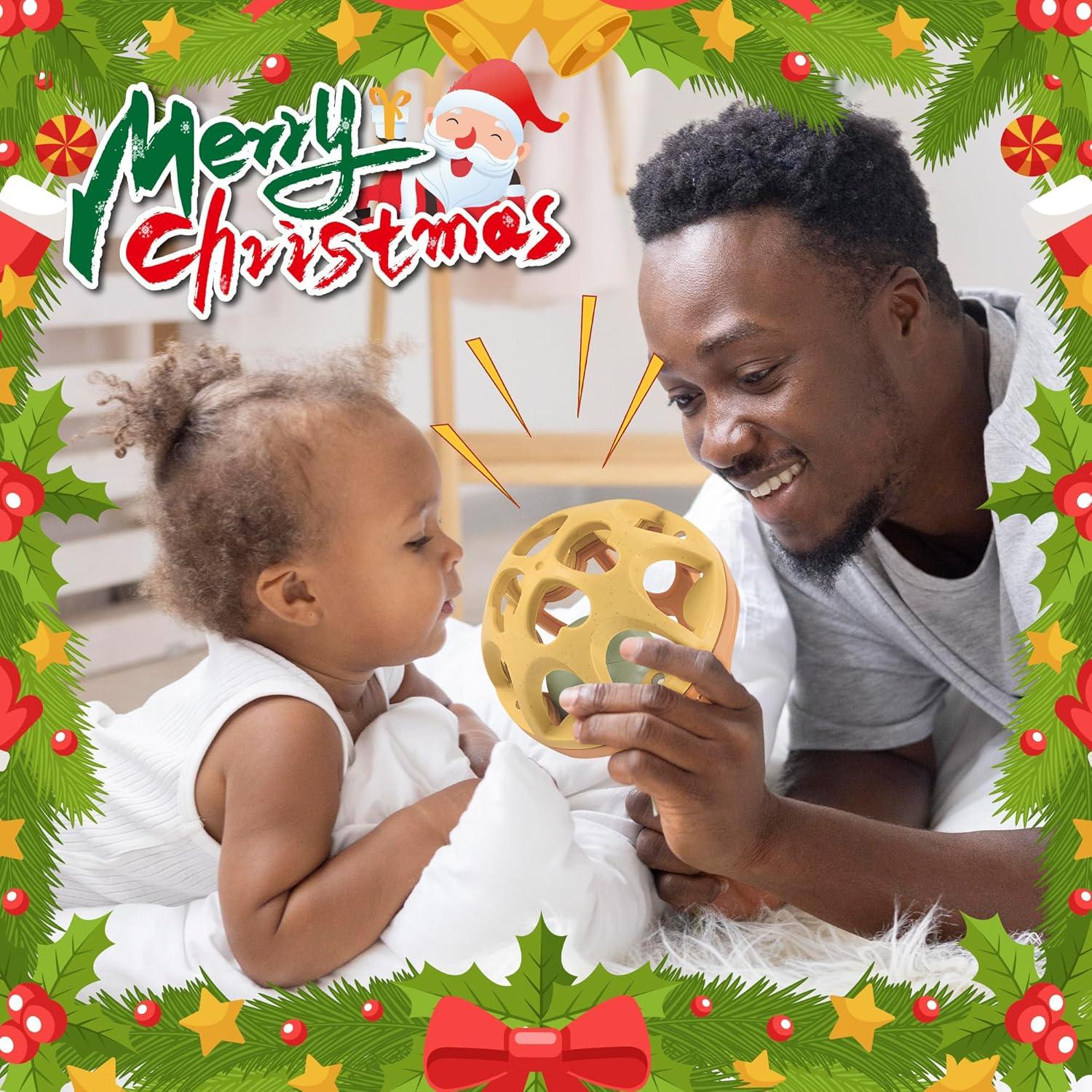 Pelota Sonajero de Paja de Trigo ROHSCE para Bebés 0-1 Año