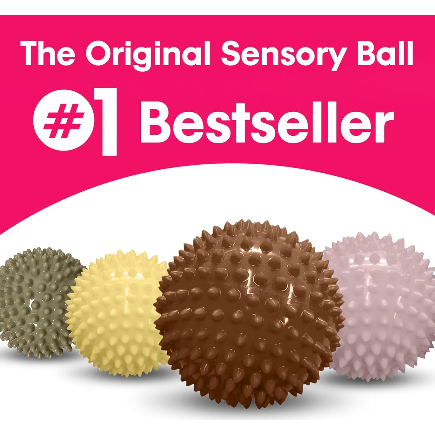 Pelota Sensorial Edushape 18 cm Boho Chic para Bebés