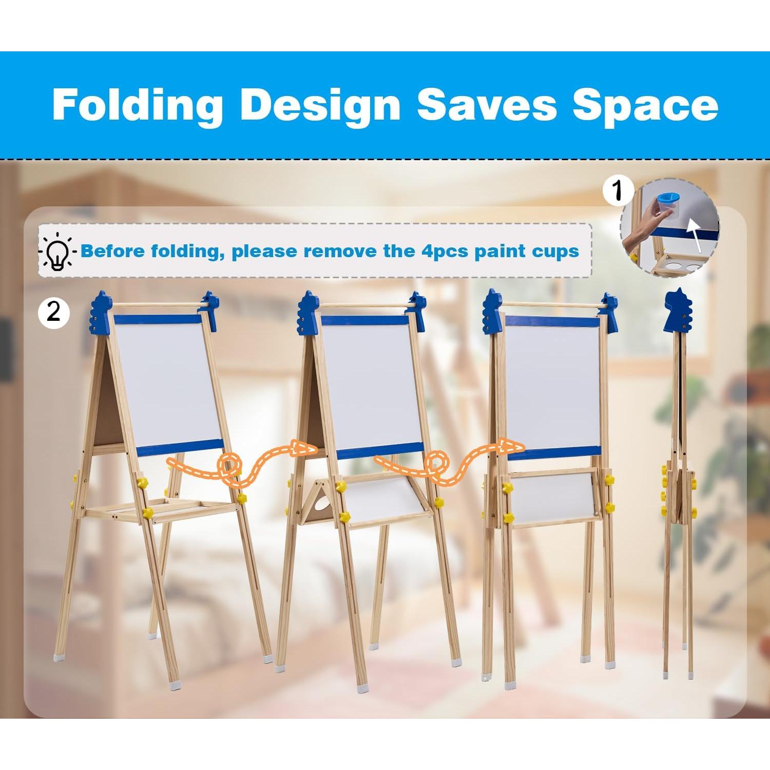 Caballete de arte ajustable SWINSKUAD para niños 94-123 cm