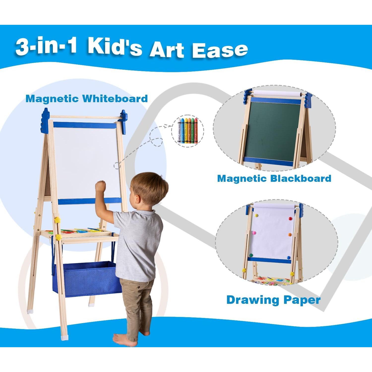 Caballete de arte ajustable SWINSKUAD para niños 94-123 cm