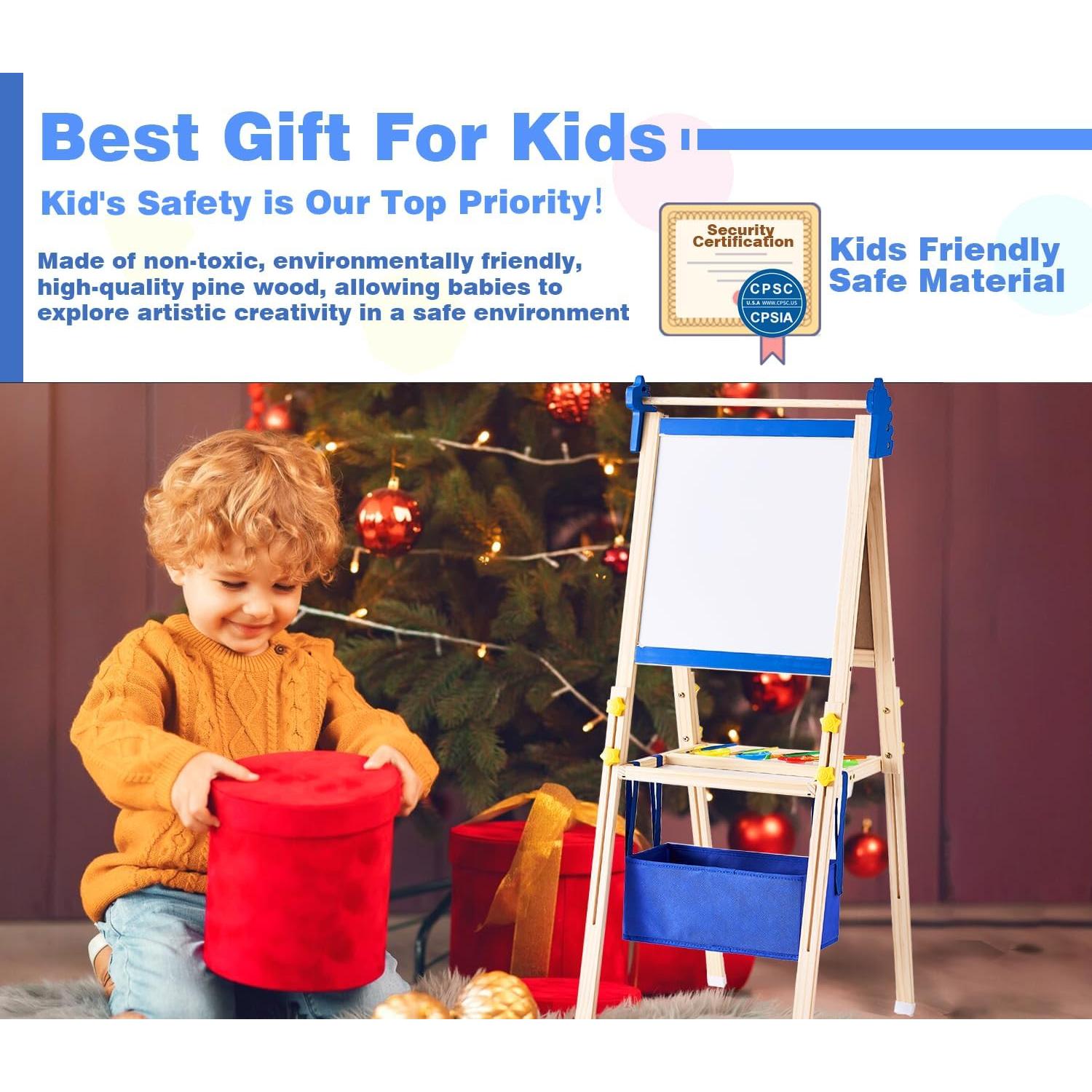 Caballete de arte ajustable SWINSKUAD para niños 94-123 cm