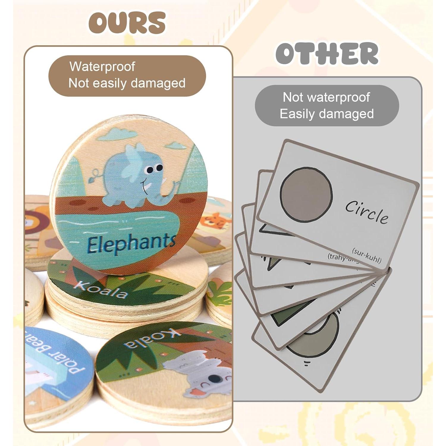 Juego de Memoria de Animales 24 Piezas Anstore para Niños 3-8 Años