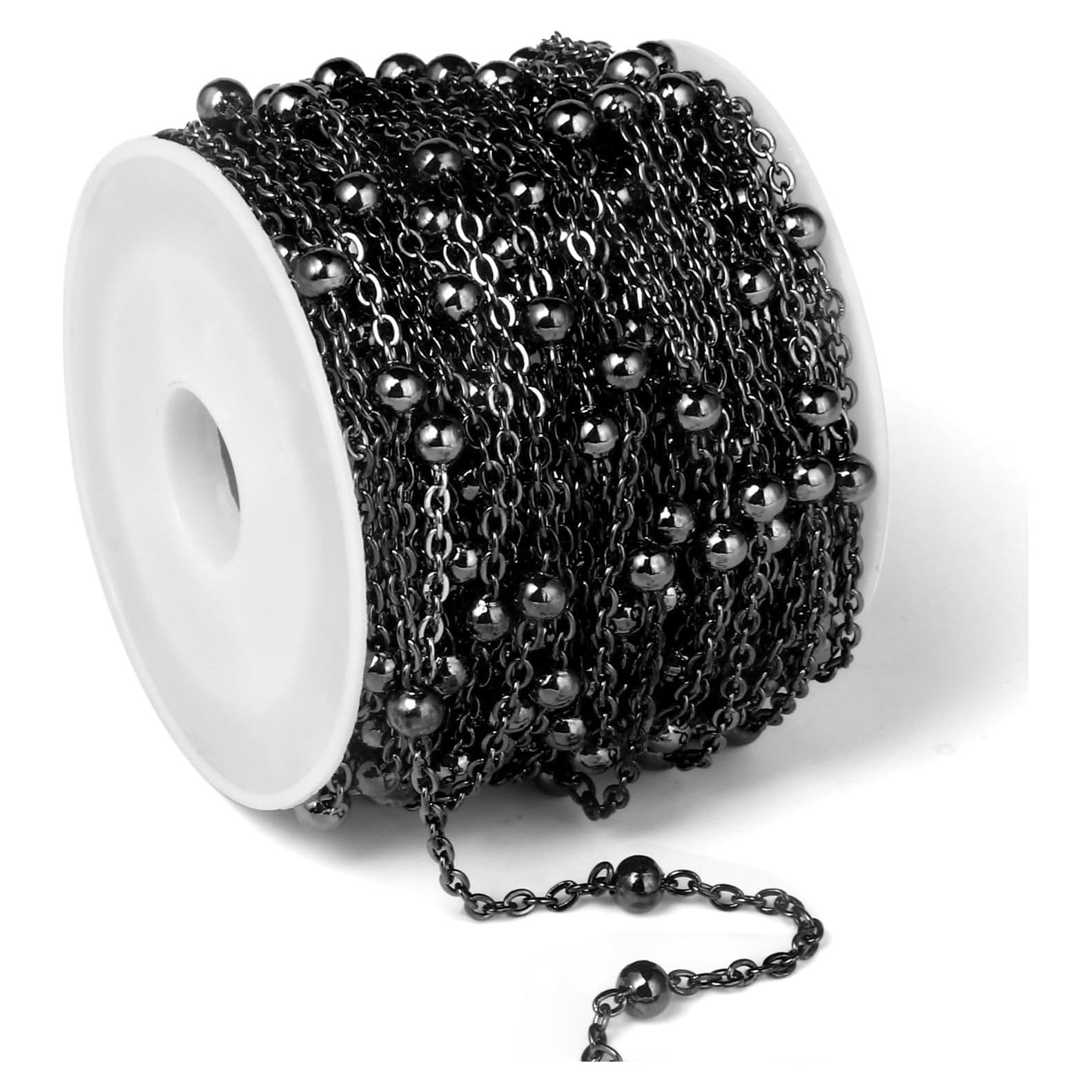 Cadena de Perlas de Satélite Cadikez 10m Acero Inoxidable 2mm