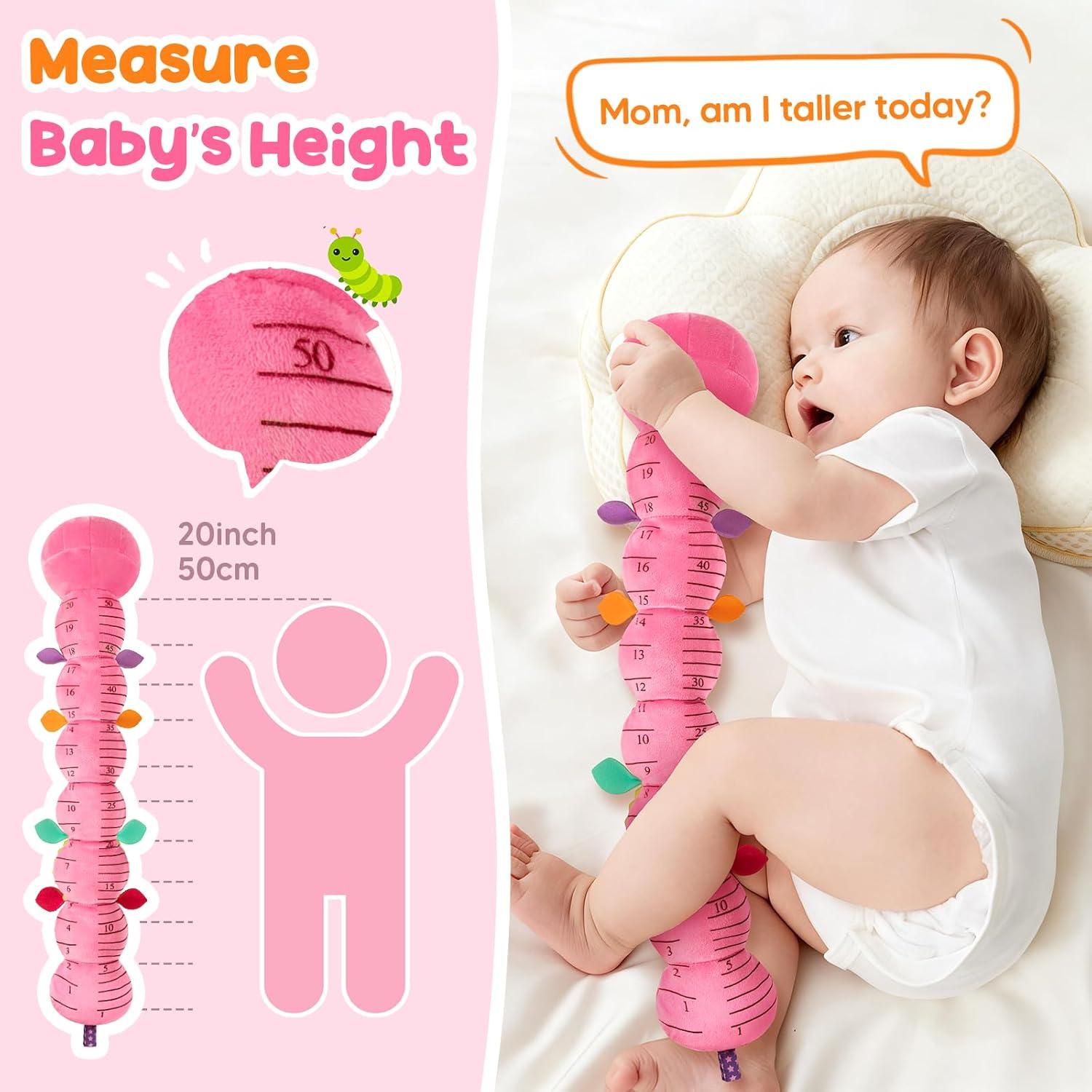 Juguete Musical de Oruga Tohibee para Bebés Rosa 0-12 Meses