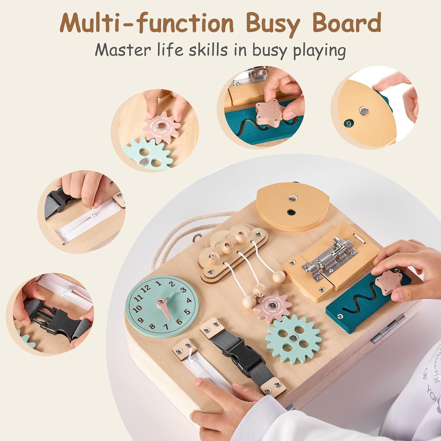 Tablero Ocupado Montessori MORITECK para Niños 1.4 kg