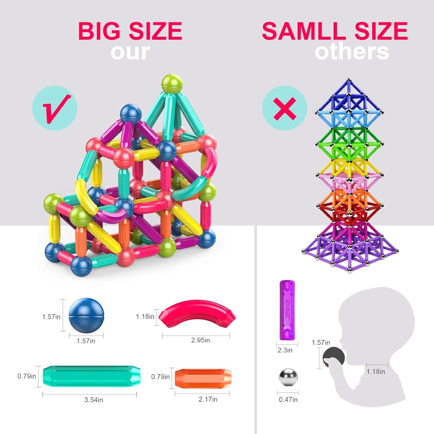 Juego de Bloques Magnéticos Ferthor Fun 25 Piezas Educativos