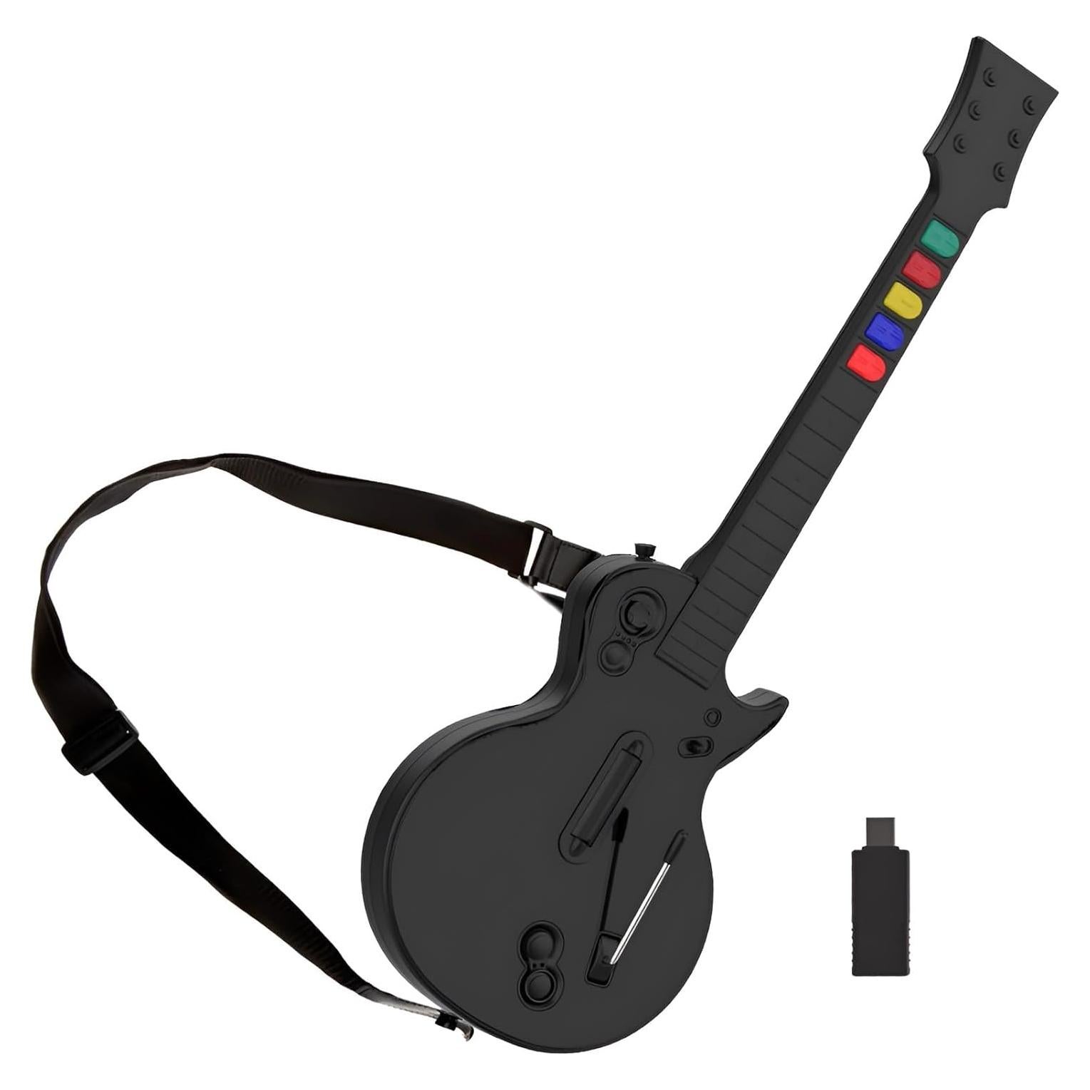 Controlador Inalámbrico DOYO para PC y PS3 - Guitarra 5 Teclas Negra
