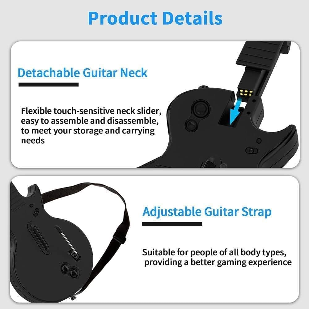 Controlador Inalámbrico DOYO para PC y PS3 - Guitarra 5 Teclas Negra