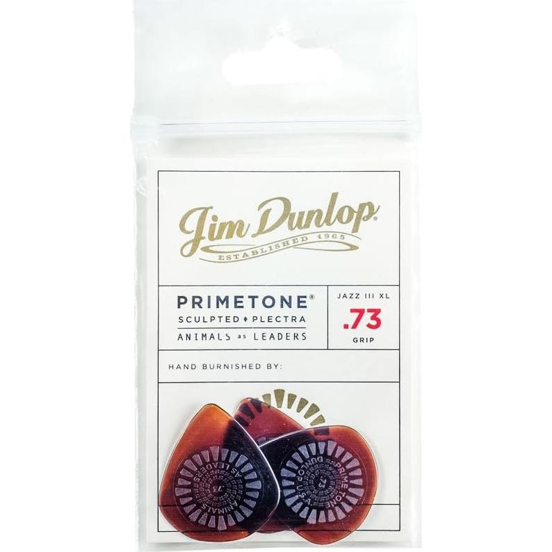 Púa de Guitarra Jim Dunlop Primetone 0.73mm Marrón AALP01