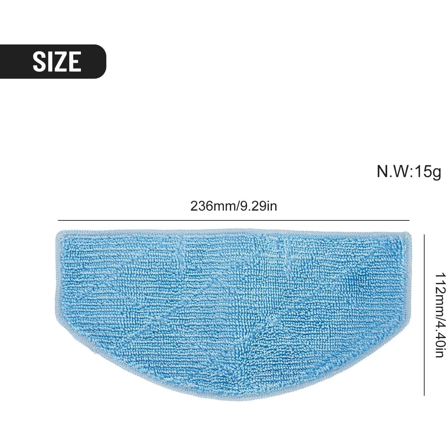 Paños de Trapeador para Aspiradora Tikom G8000 Pro - 4 Piezas