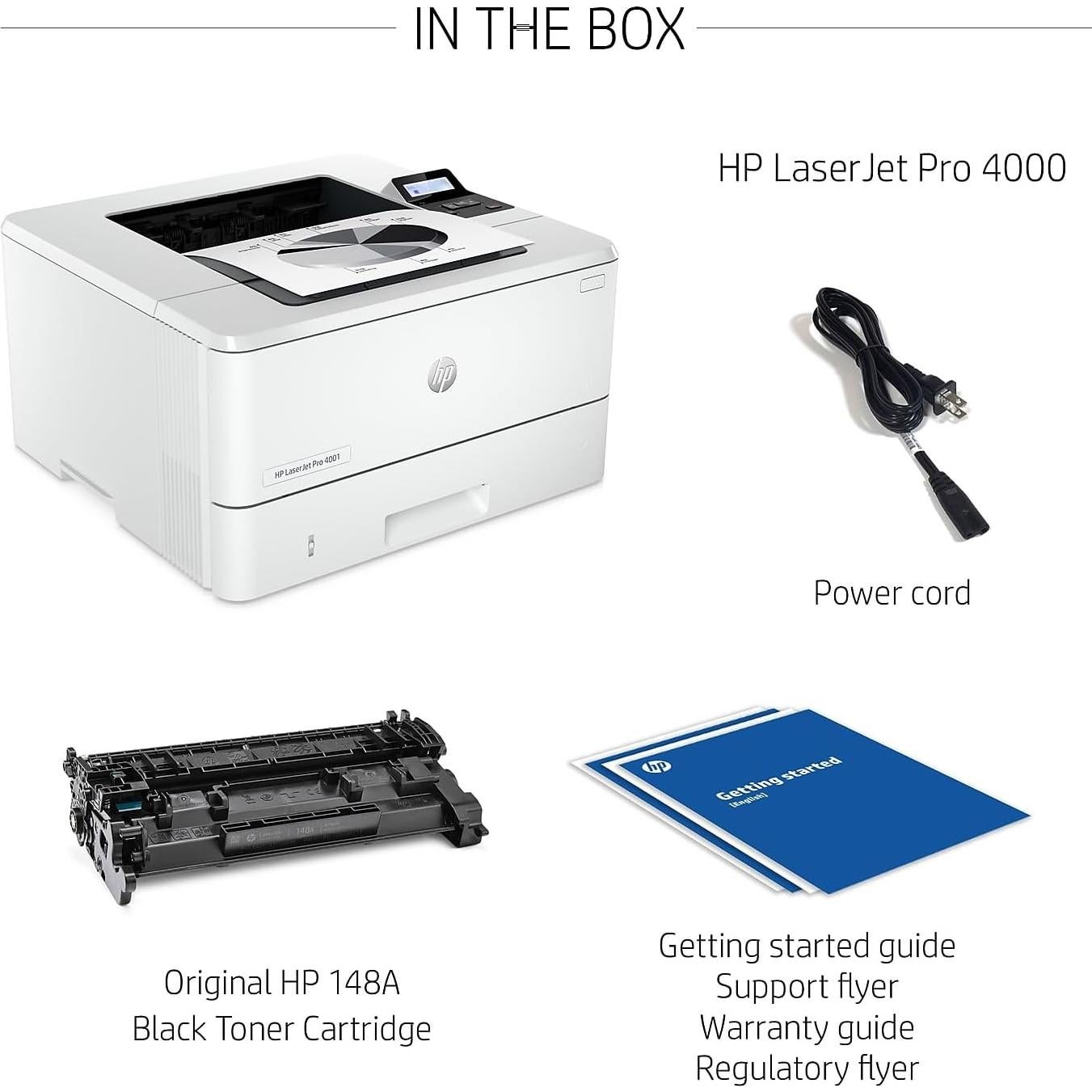 Impresora HP LaserJet Pro 4001dn Monocromática 8.56 kg