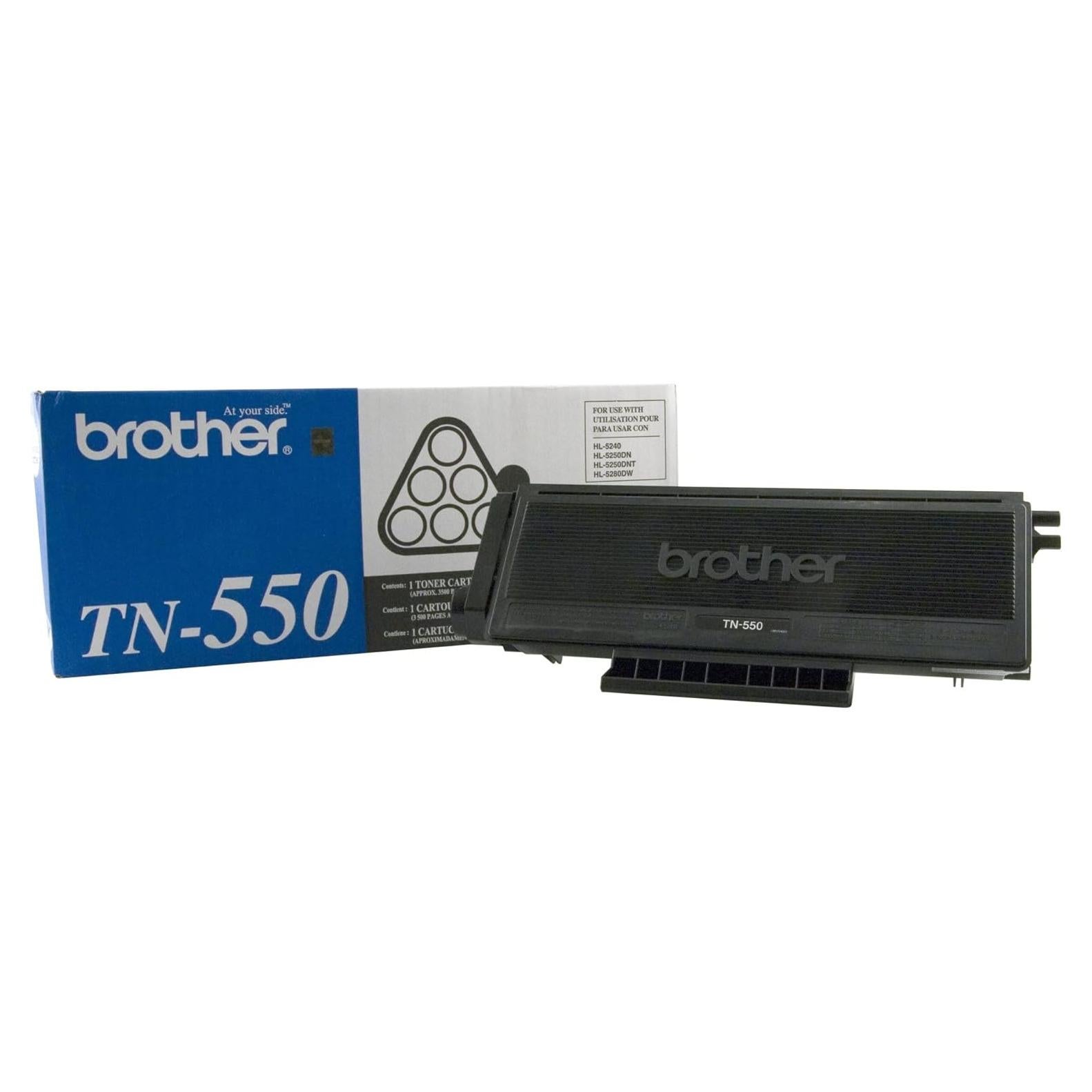 Tóner Brother TN-550 Negro 3500 páginas Compatible