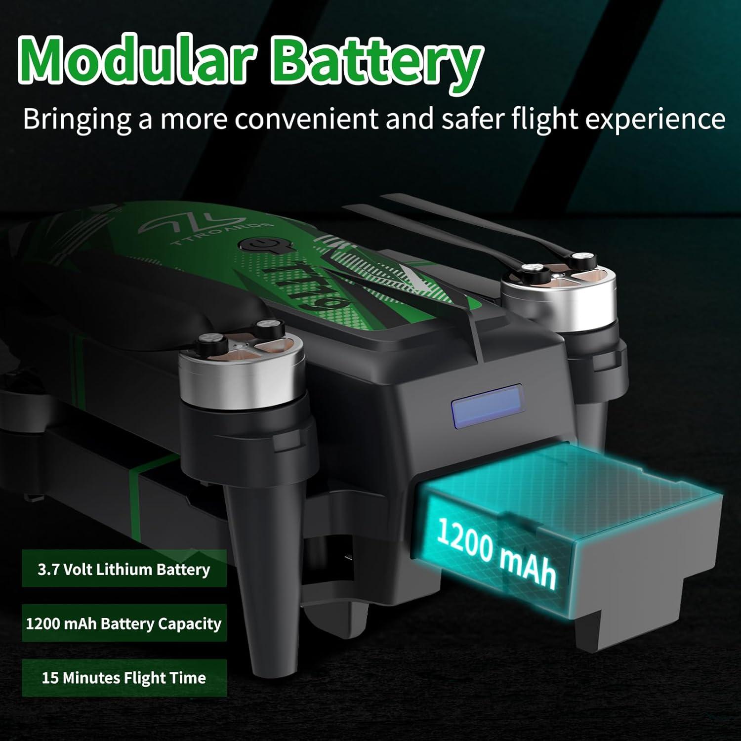 Drone TT19 TTROARDS con cámara HD 1080P y evitación de obstáculos