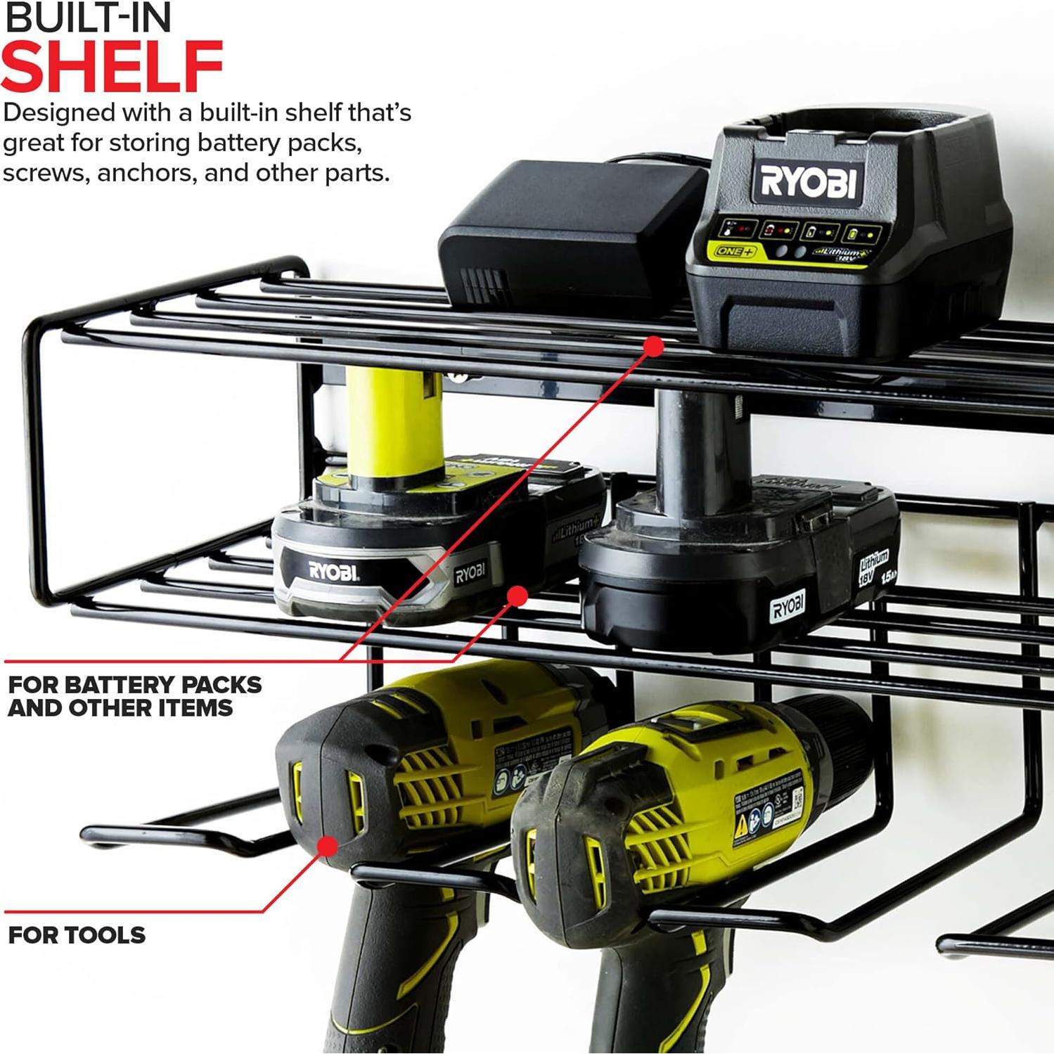 Organizador de Herramientas Modern Innovations - Estante Flotante 4 Compartimentos