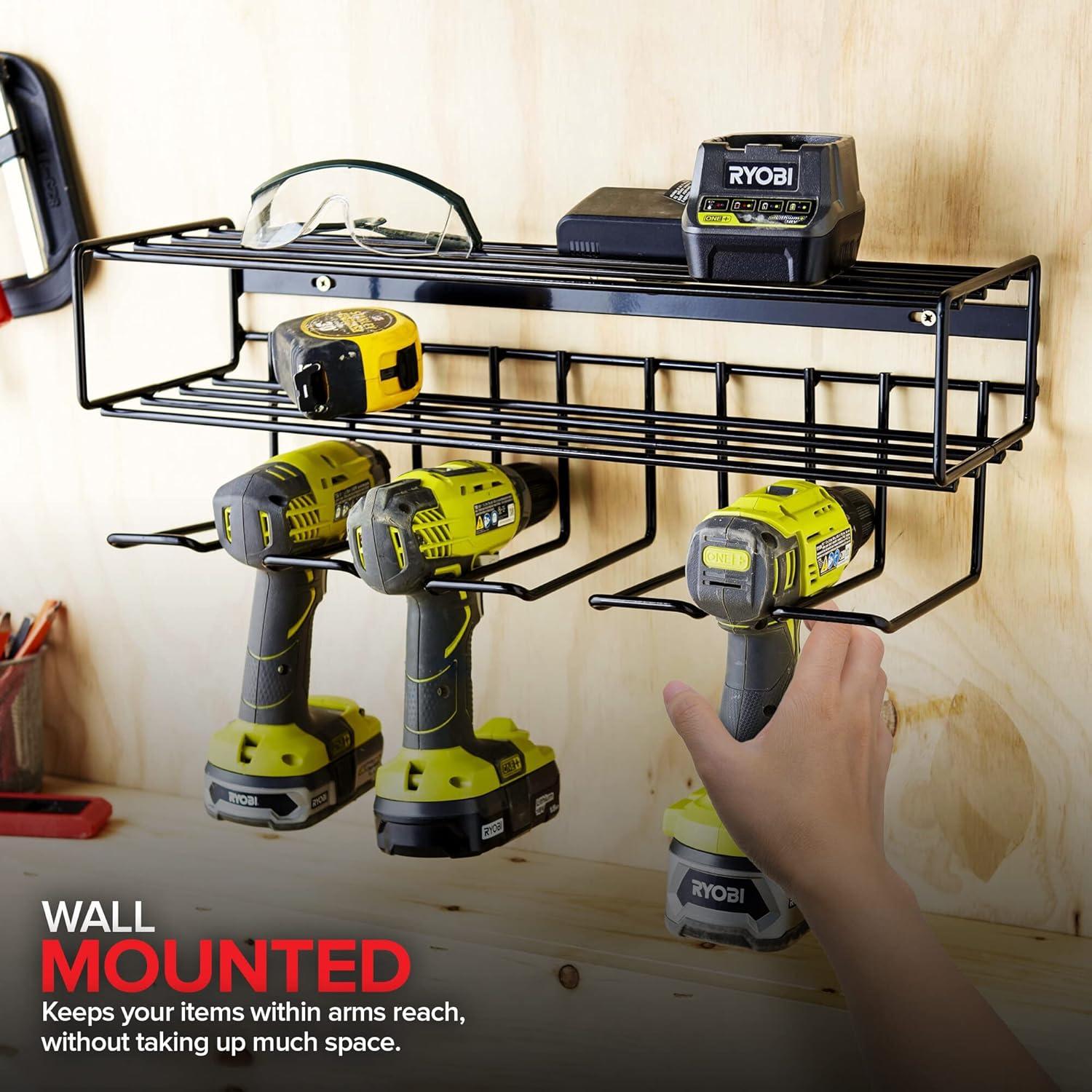 Organizador de Herramientas Modern Innovations - Estante Flotante 4 Compartimentos