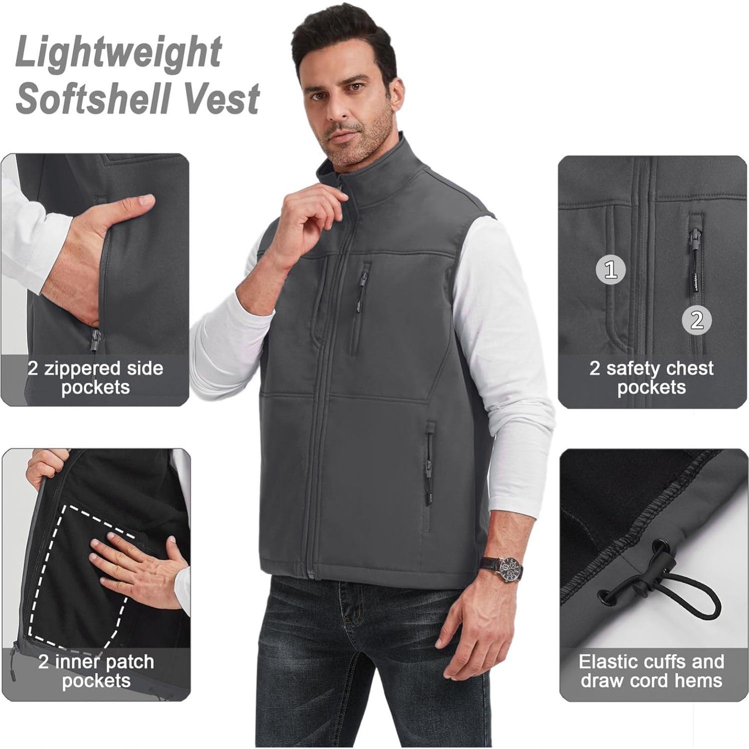 Chaleco Acolchado XinYangNi para Hombres - Impermeable y Ligero