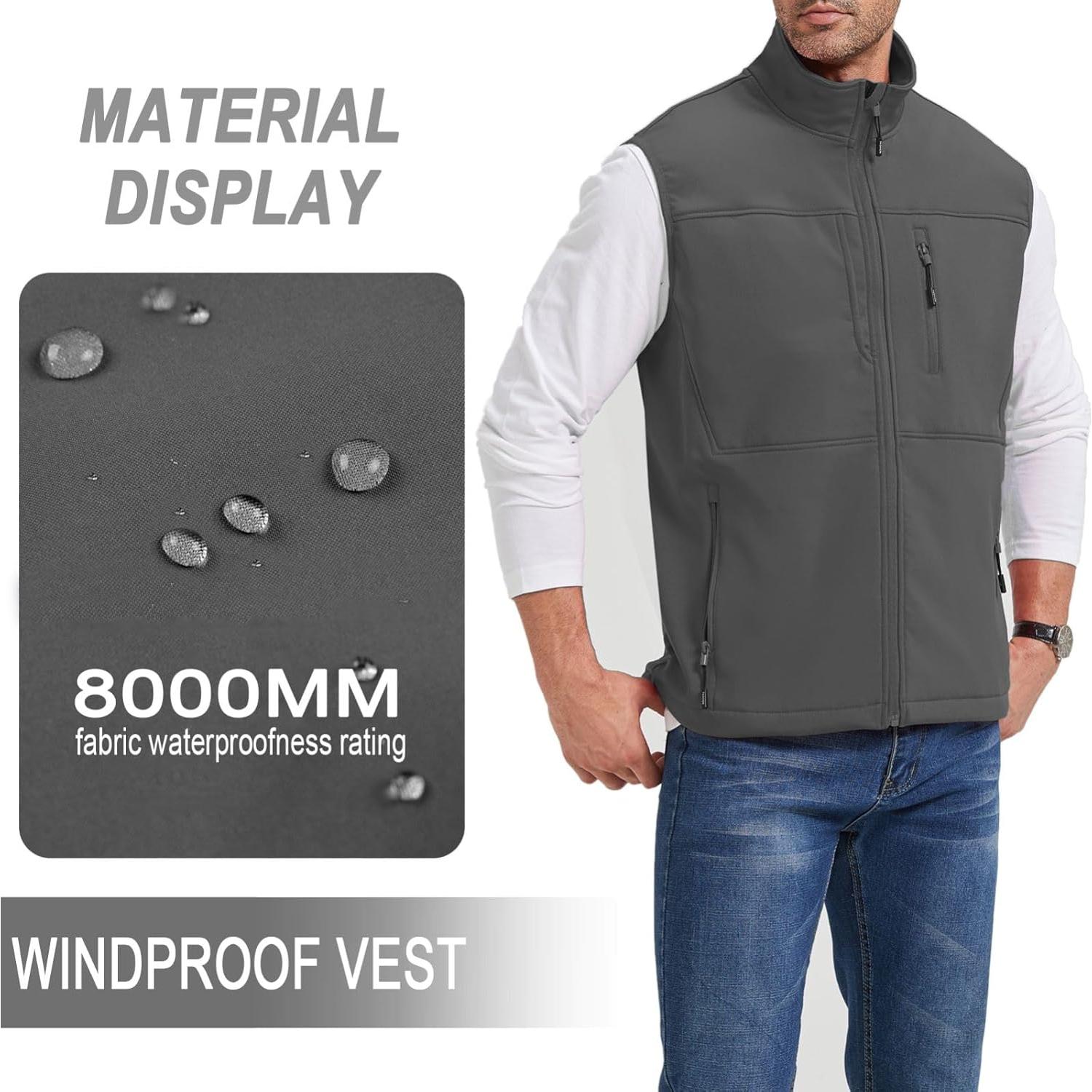 Chaleco Acolchado XinYangNi para Hombres - Impermeable y Ligero