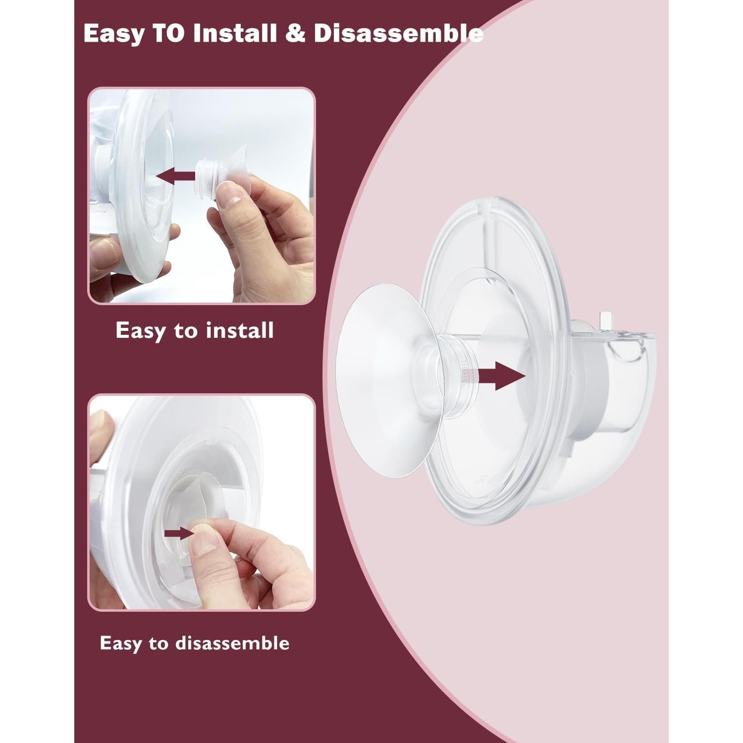 Insertos de Brida 2PCS 13mm IVARONAL para Extractores de Leche