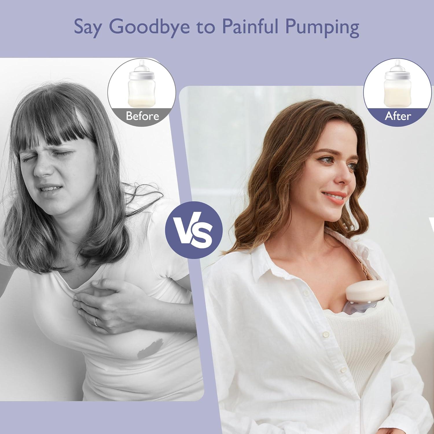 Kit de Bridas para Extractor de Leche Momfree 8PCS 15-21mm