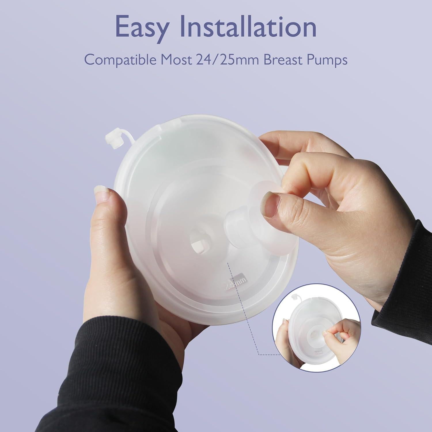 Kit de Bridas para Extractor de Leche Momfree 8PCS 15-21mm