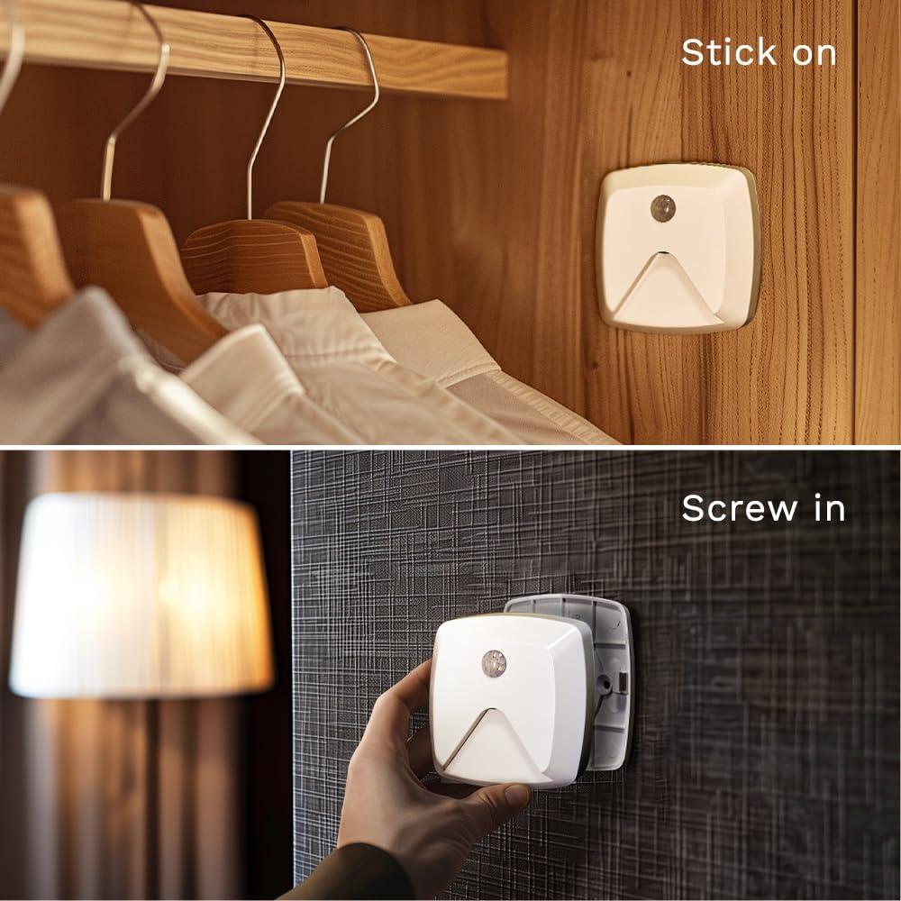 Luces LED Adhesivas Innofox con Sensor de Movimiento 6 Pzas