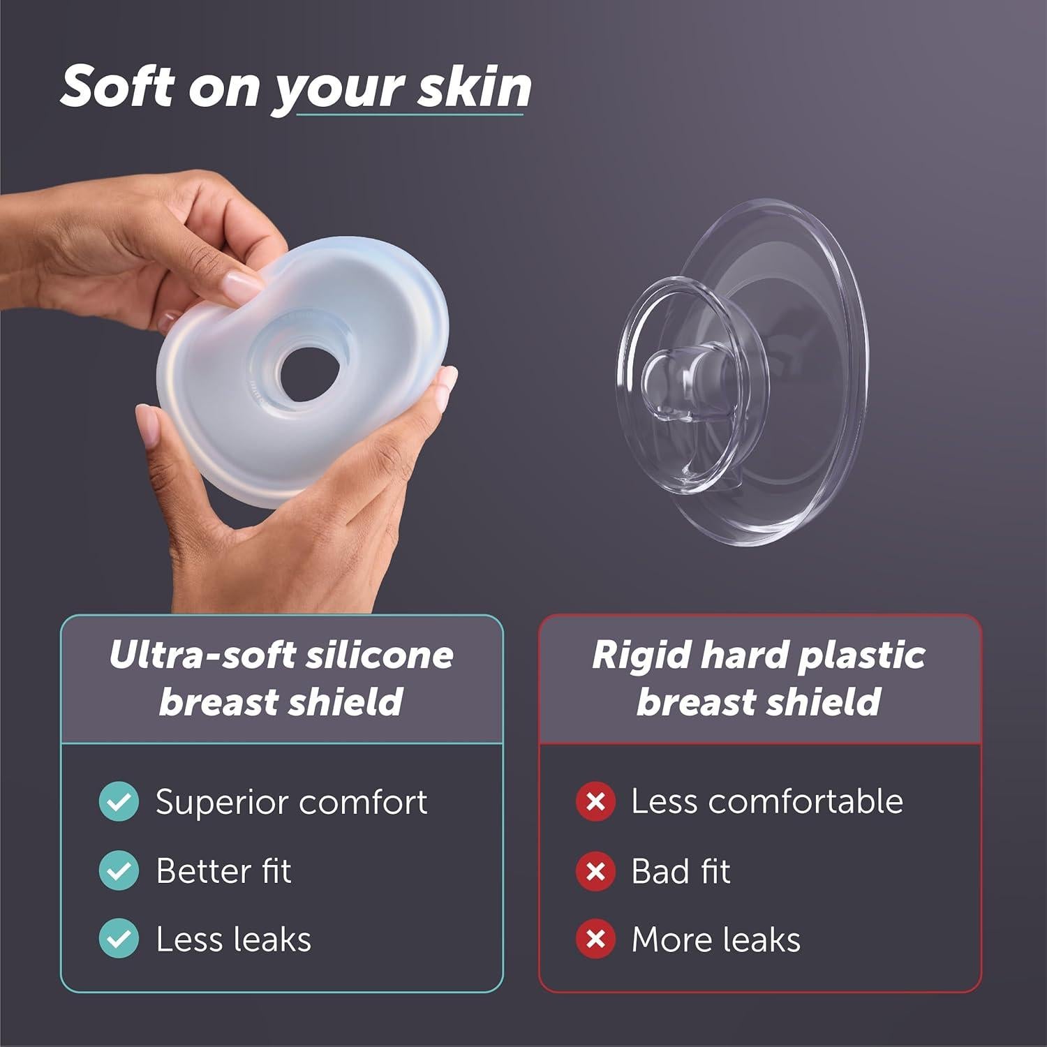 Bomba de Pecho Doble Elvie Stride 2 - Controlada por App, Silenciosa