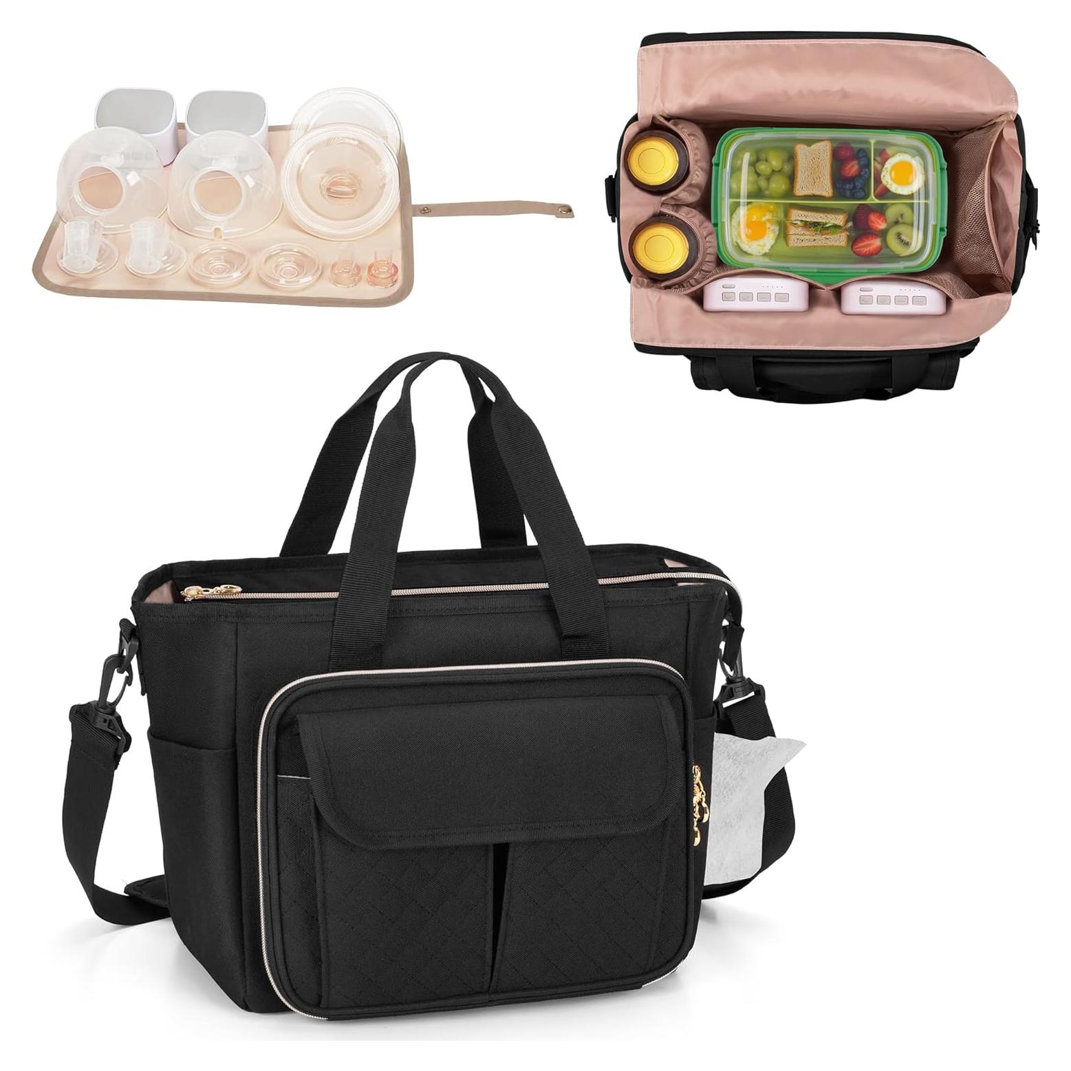 Bolsa Grande LUXJA para Extractor de Leche Portátil con Tapete