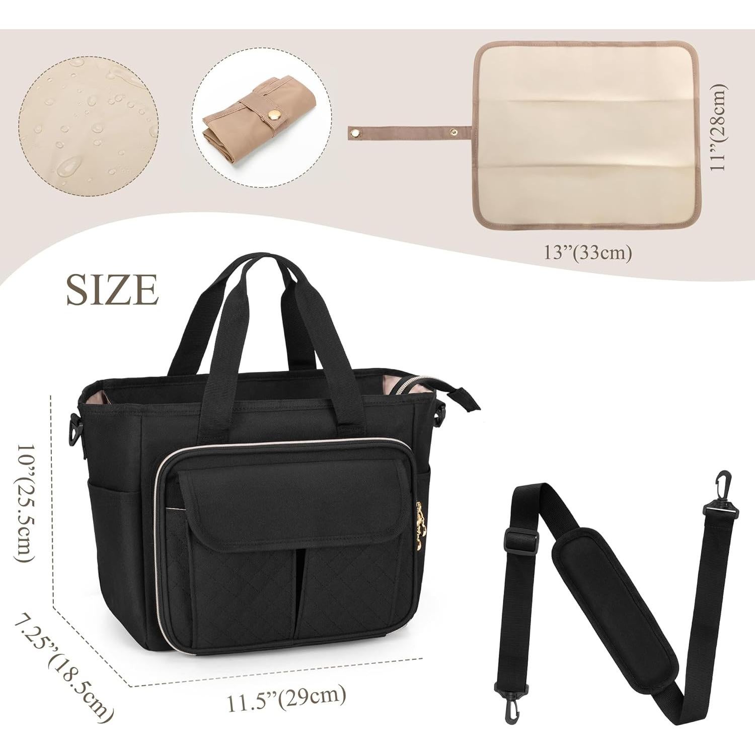 Bolsa Grande LUXJA para Extractor de Leche Portátil con Tapete