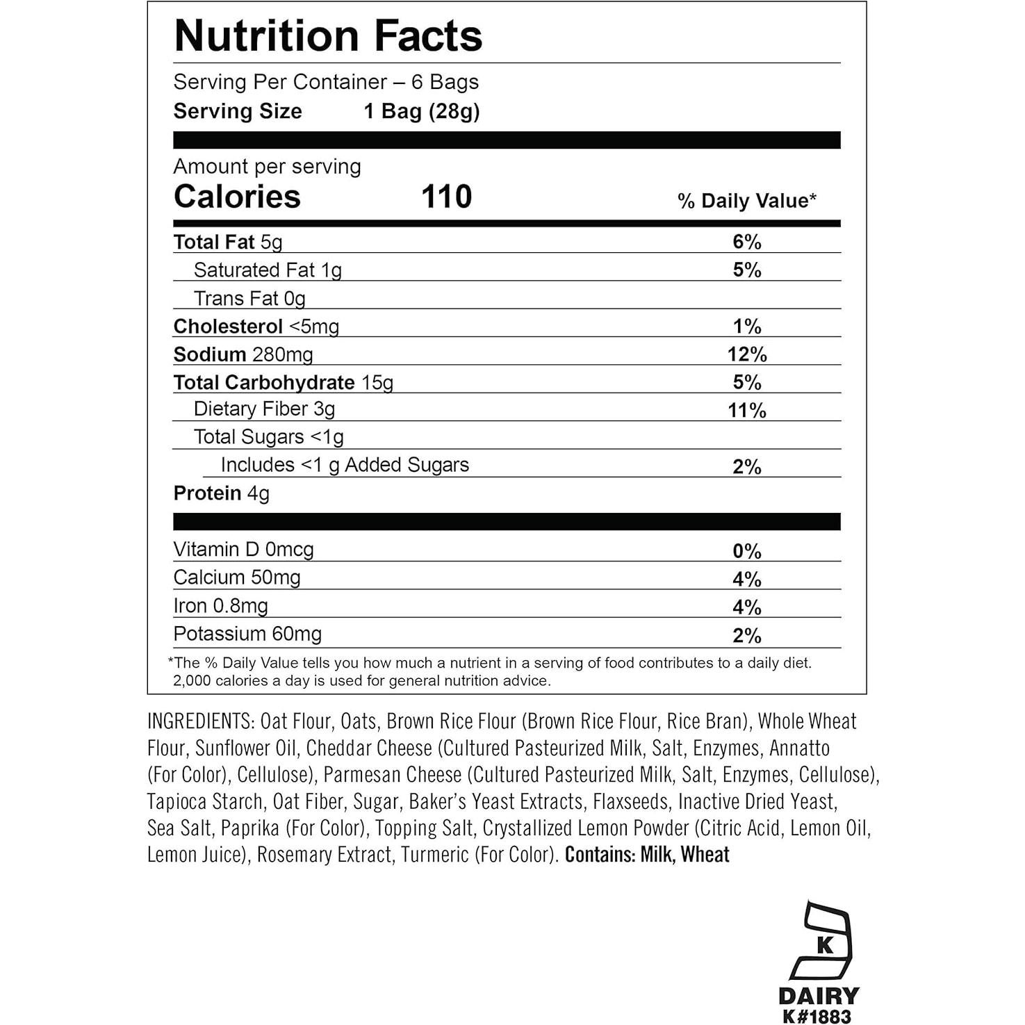 Galletas de Cheddar para Lactancia Munchkin 170g - Avena y Linaza