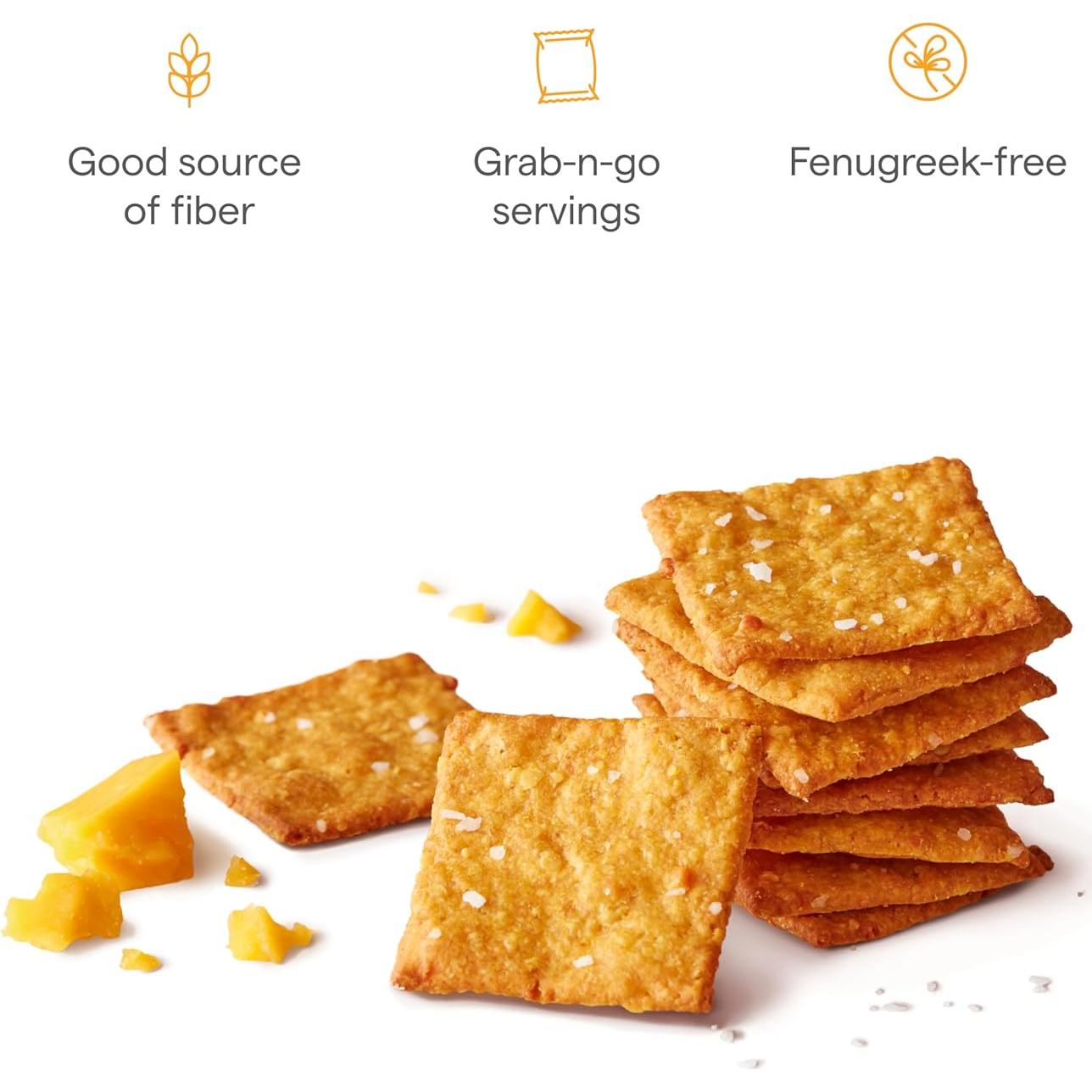 Galletas de Cheddar para Lactancia Munchkin 170g - Avena y Linaza