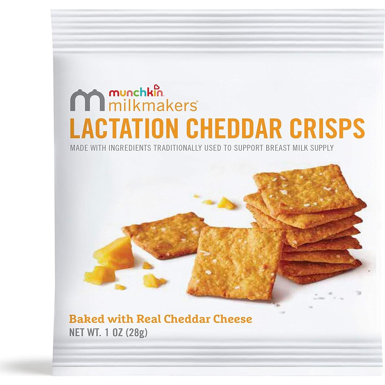 Galletas de Cheddar para Lactancia Munchkin 170g - Avena y Linaza